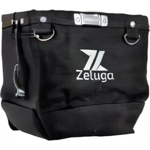 Bolsa de Herramientas de Lona Zeluga 28 oz Negra con Cierre