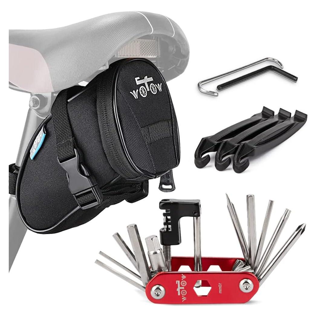 Kit de Herramientas 14 en 1 WOTOW para Bicicleta con Bolsa