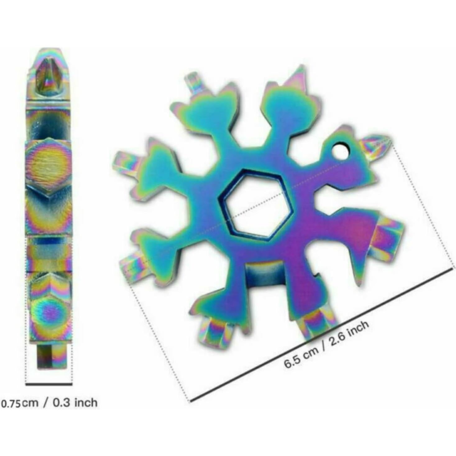 Herramienta Multiusos 18 en 1 Genérico Copo de Nieve Acero Inoxidable