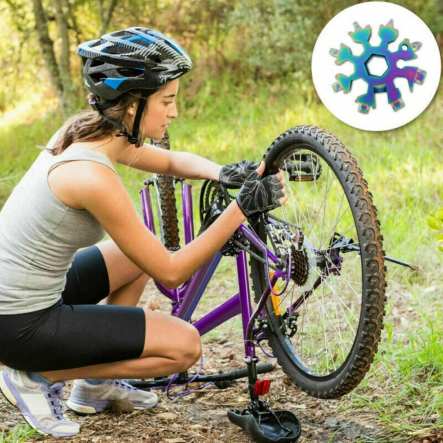 Herramienta Multiusos 18 en 1 Genérico Copo de Nieve Acero Inoxidable