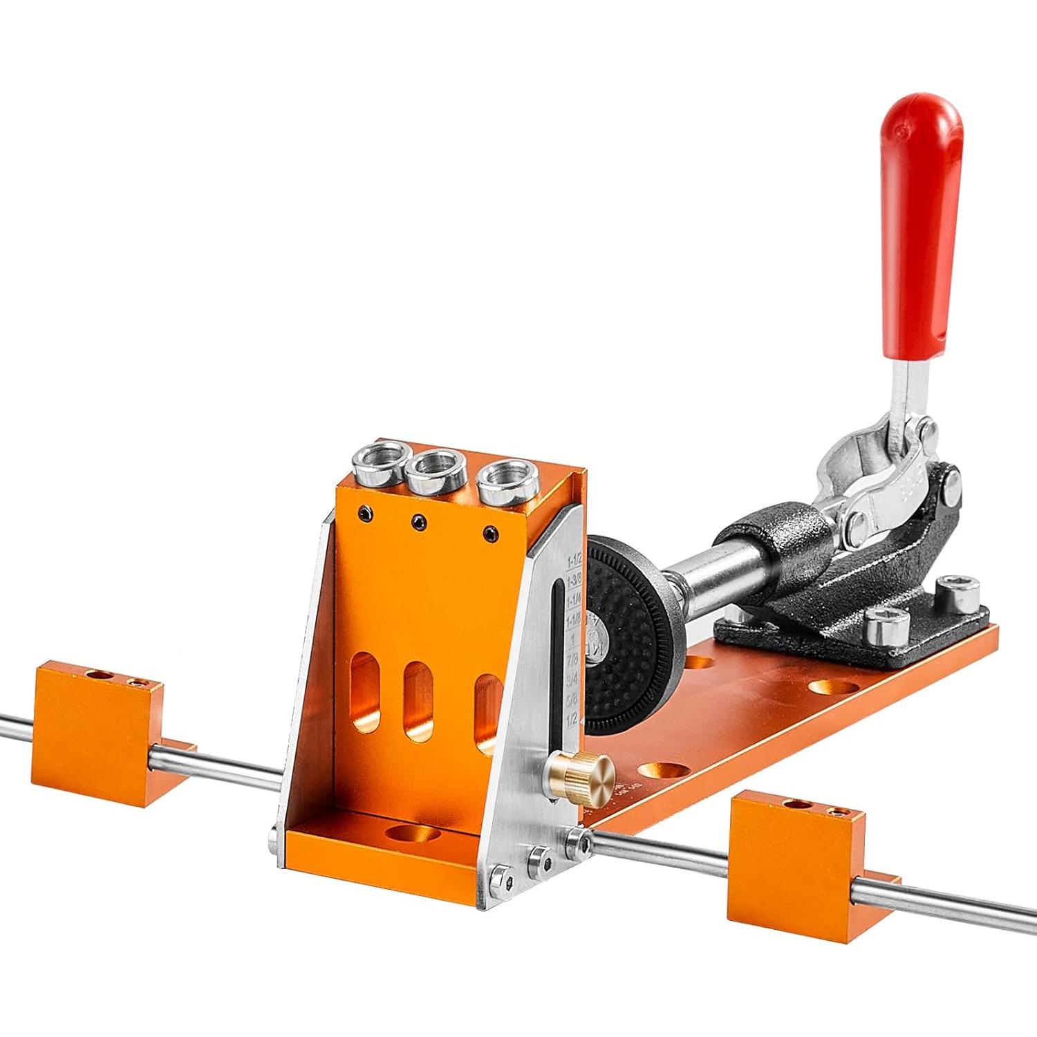 Kit de Plantilla de Agujeros de Pocket VEVOR 34 Pcs Ajustable