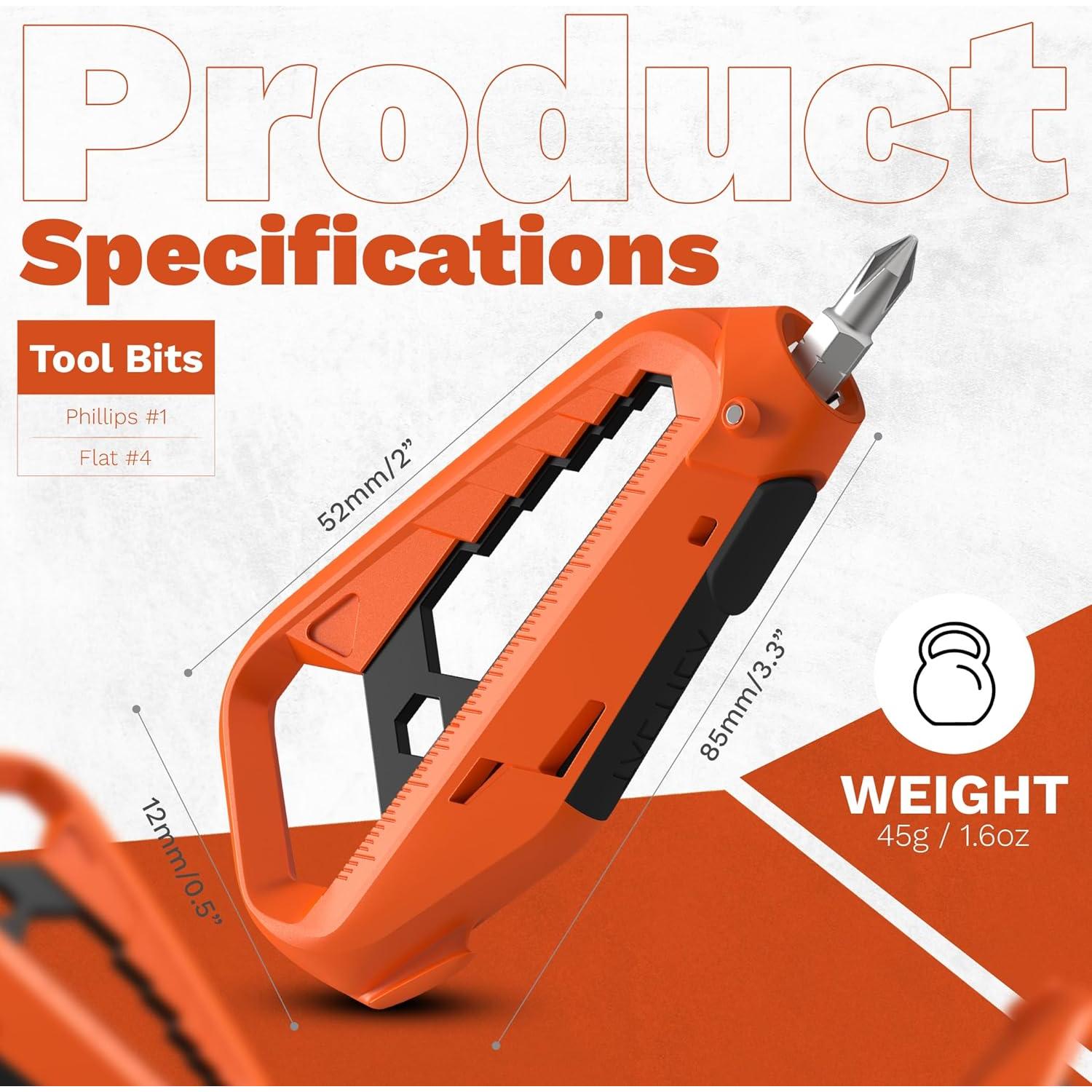 Multiherramienta TACTICA M.100 17 en 1 Acero Inoxidable Ligera
