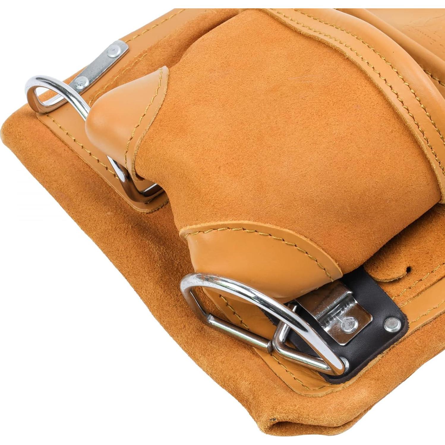 Bolsa de Herramientas de Cuero ToolTreaux 10 Bolsillos 30.48x25.4cm