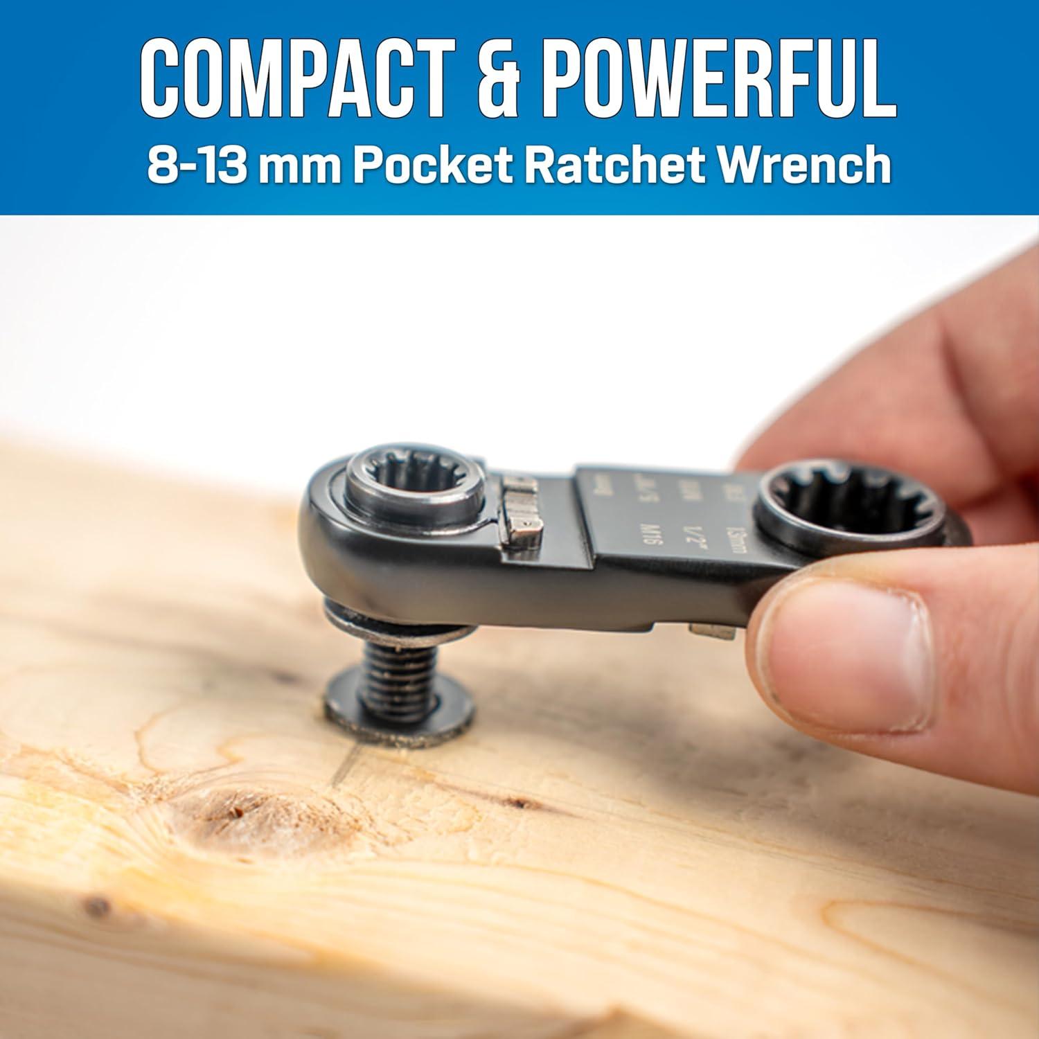 Llave de Trinquete Portátil Jonard Tools PRW-813 8-13 mm