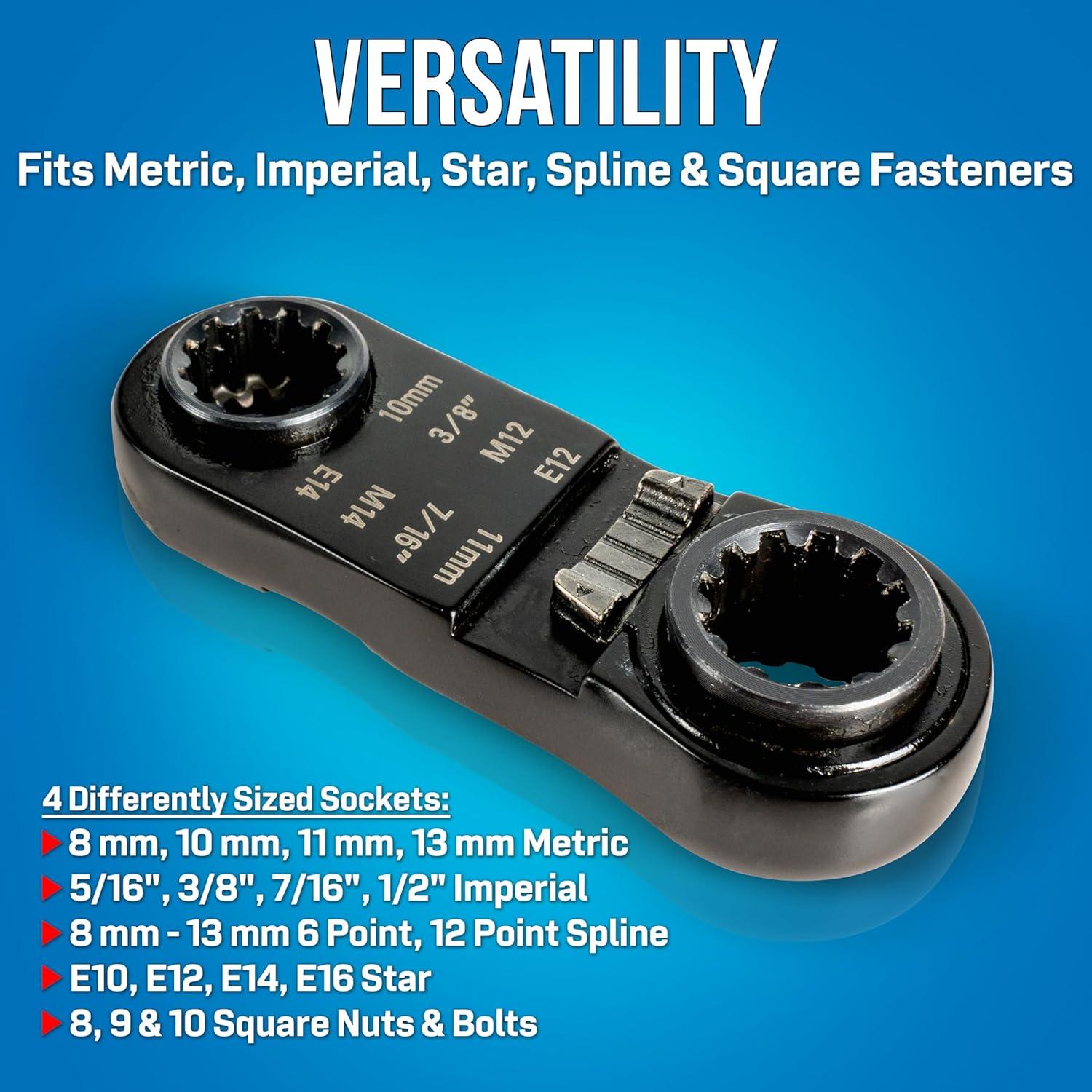 Llave de Trinquete Portátil Jonard Tools PRW-813 8-13 mm