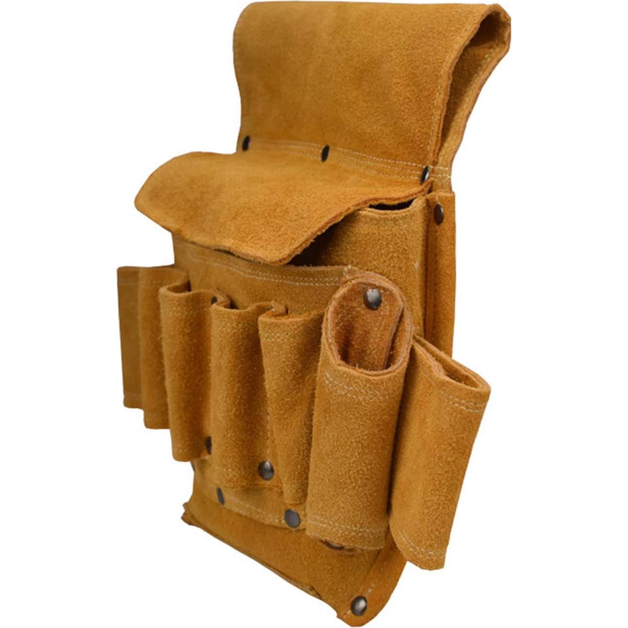 Funda de Cinturón de Herramientas SYNYEY de Ante 9 Bolsillos