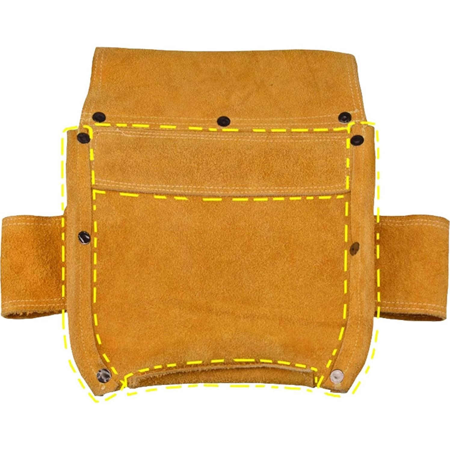 Funda de Cinturón de Herramientas SYNYEY de Ante 9 Bolsillos