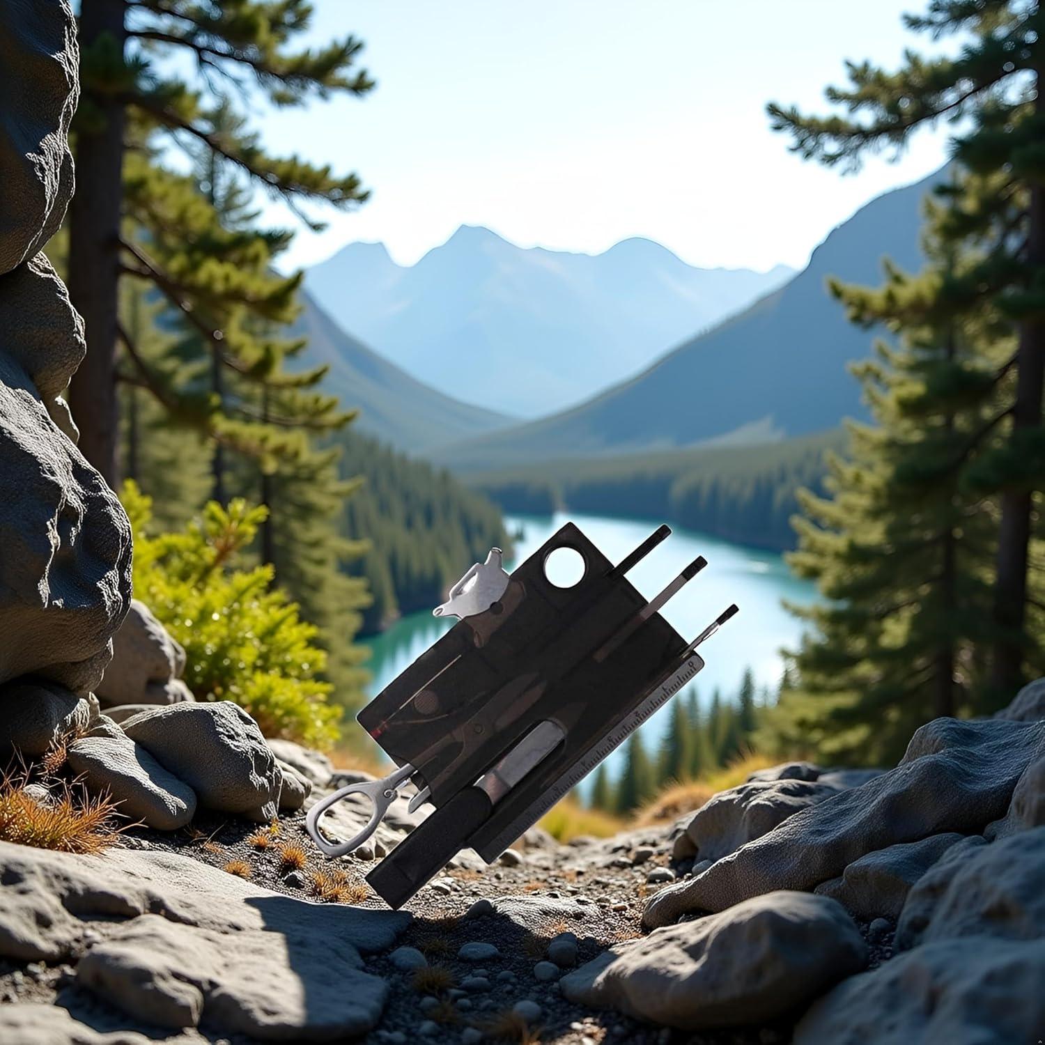 Multiherramienta Pocket 12-en-1 Xinjincang Negra Compacta