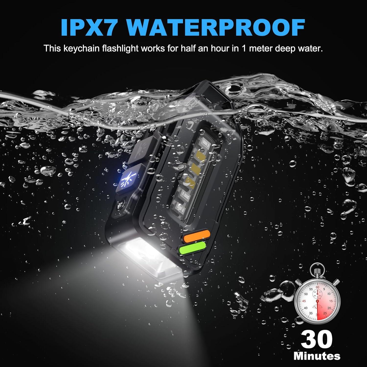 Linterna EDC Recargable Sinvimes 500 Lúmenes IPX7 Mini