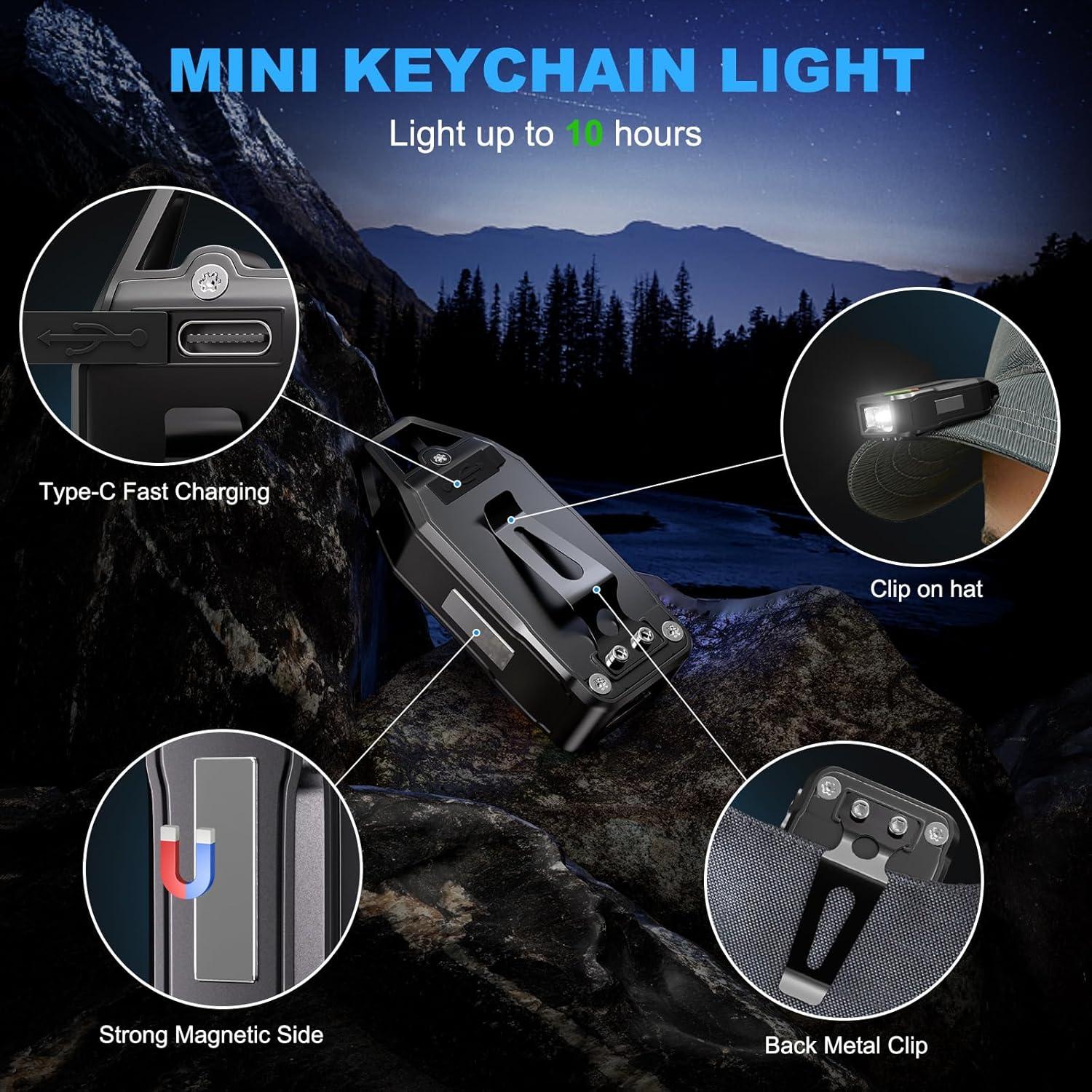 Linterna EDC Recargable Sinvimes 500 Lúmenes IPX7 Mini