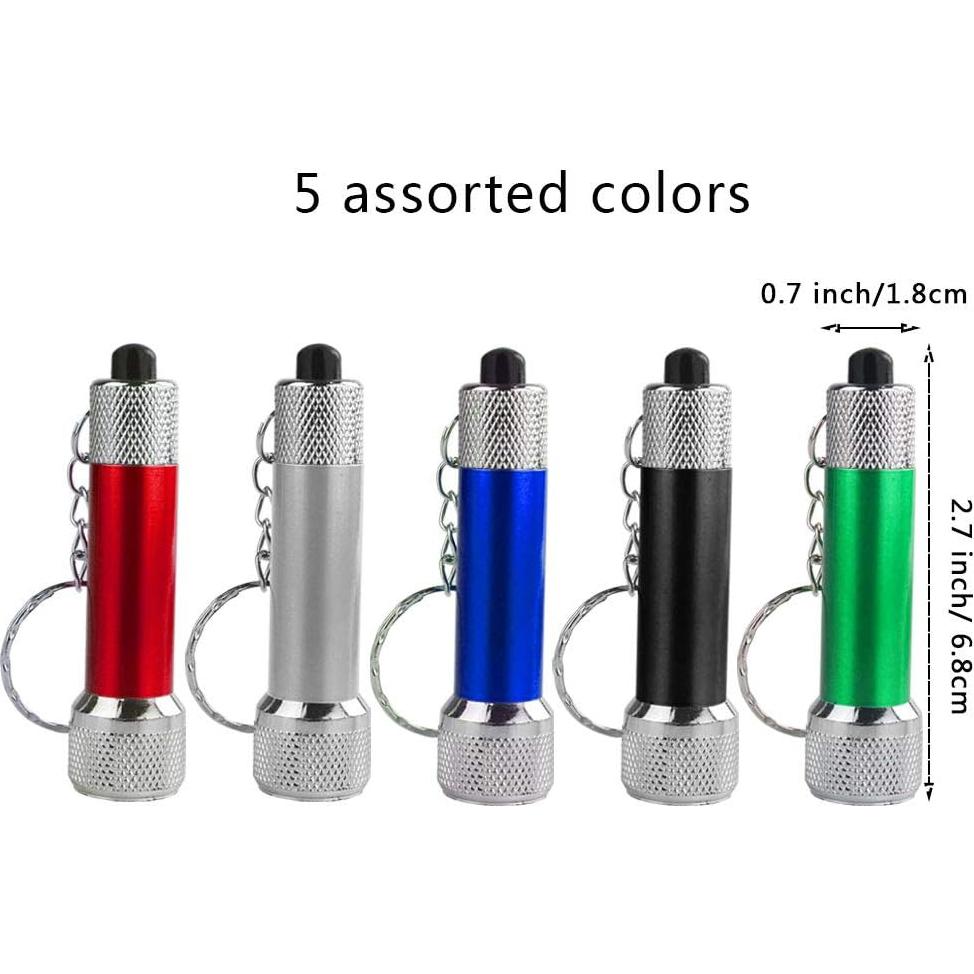 20 Mini Linternas LED Bantoye 6.8 cm para Camping y Fiesta