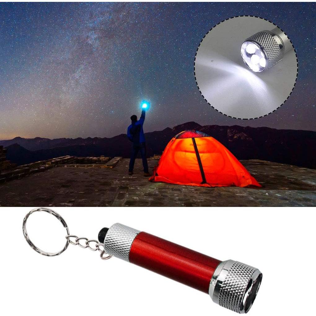 20 Mini Linternas LED Bantoye 6.8 cm para Camping y Fiesta