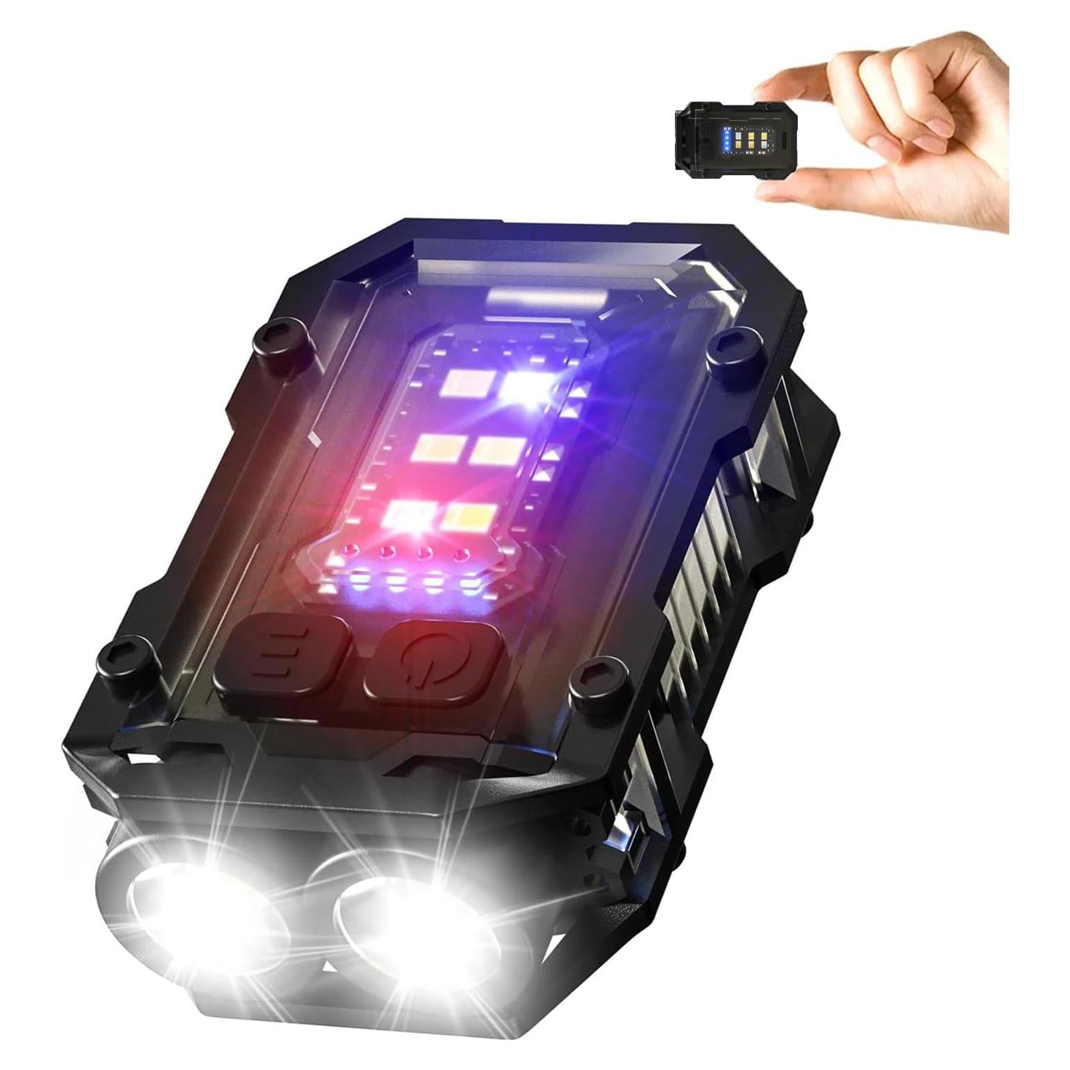 Mini Linterna LED PINSAI Recargable USB-C Magnética 5.79cm