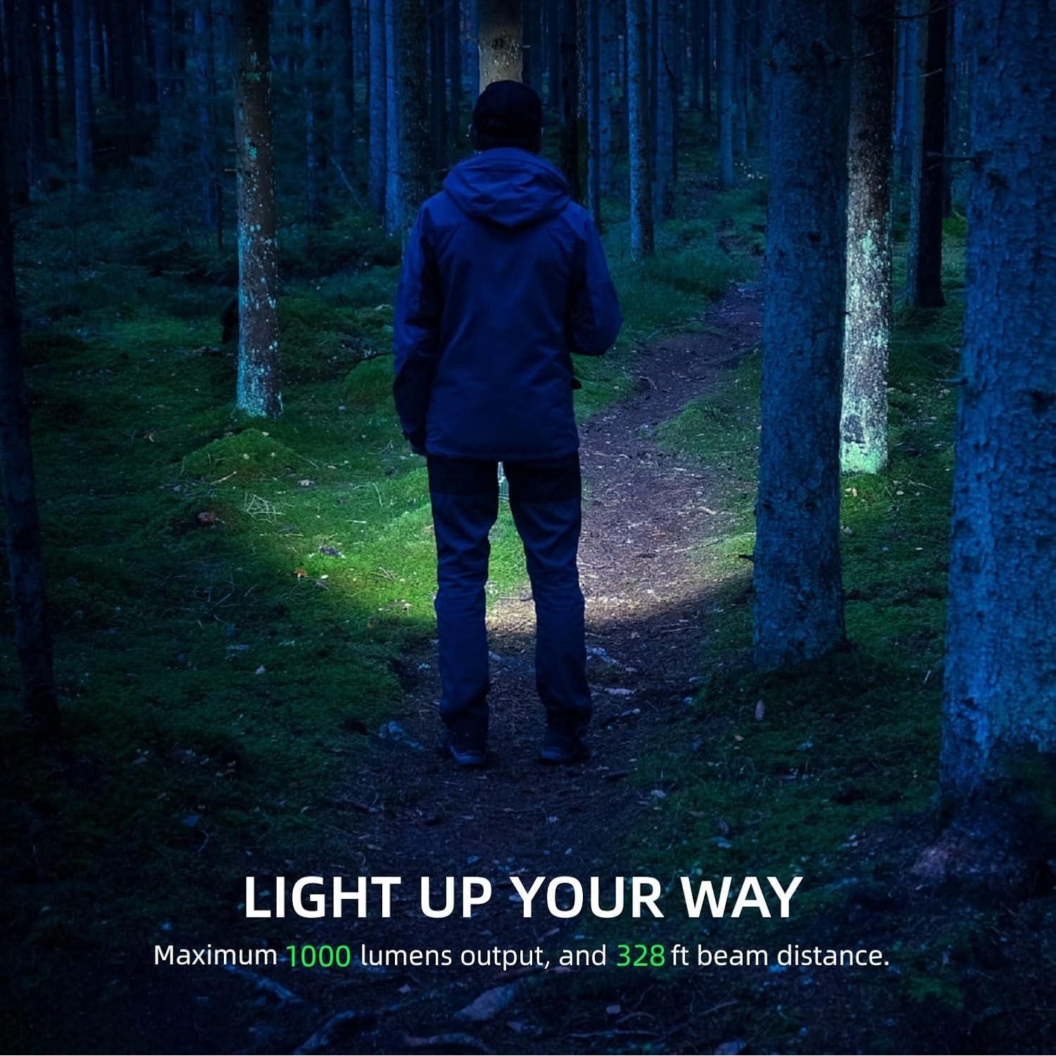 Linterna Mini EDC APLOS L02 1000 Lúmenes Recargable Blanca