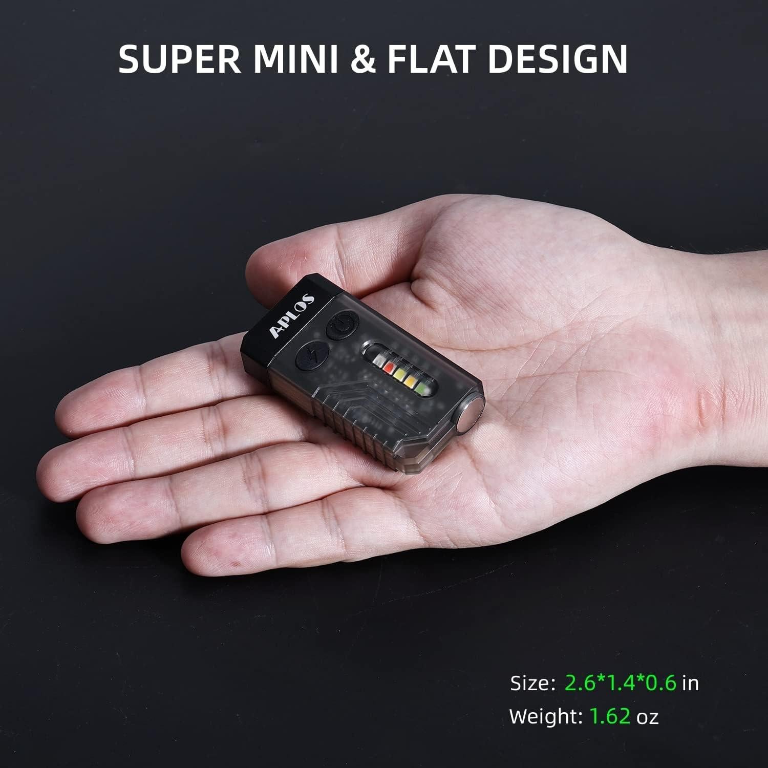 Linterna Mini EDC APLOS L02 1000 Lúmenes Recargable Blanca