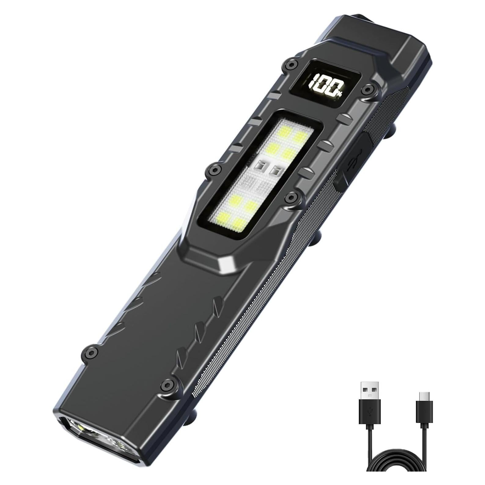 Linterna Táctica Ciwuzxs DT007 LED 1500LM Recargable USB-C