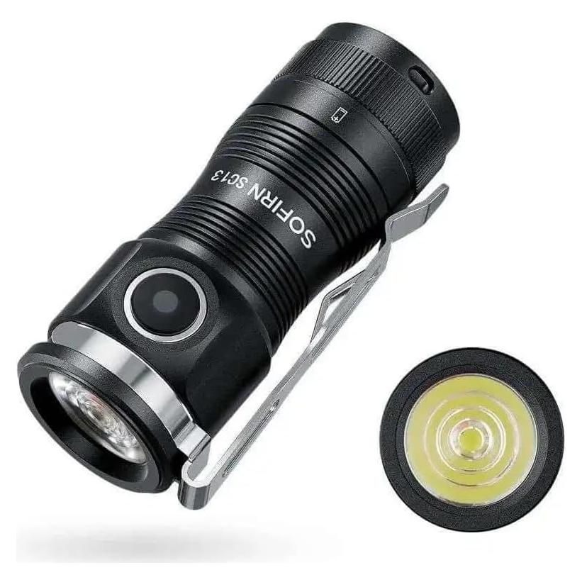 Linterna LED Sofirn SC13 Recargable USB C 1100 Lúmenes IPX8
