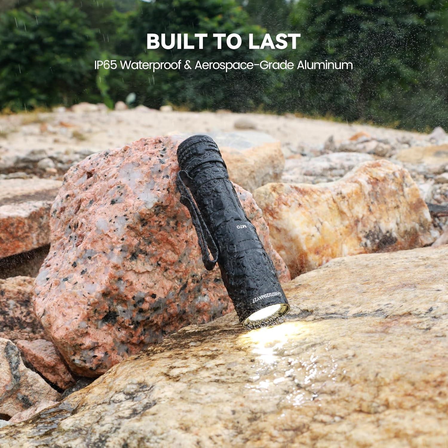 Linterna EDC Guardtier M70 1100 Lúmenes Recargable USB-C