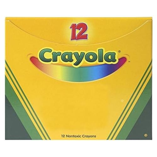 Crayones Crayola Naranja 12 Piezas a Granel