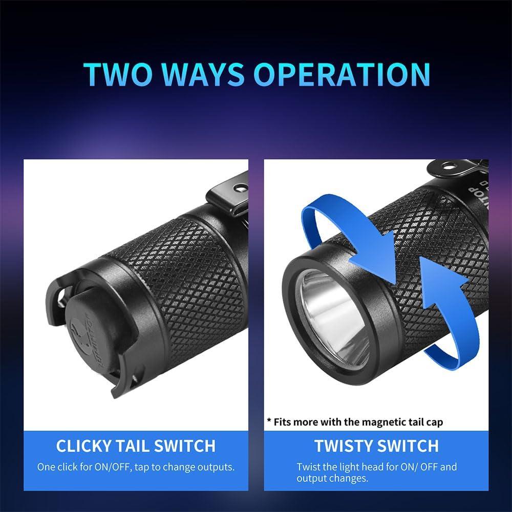 Linterna EDC LUMINTOP Tool AA 2.0 LED 650 Lúmenes IP68