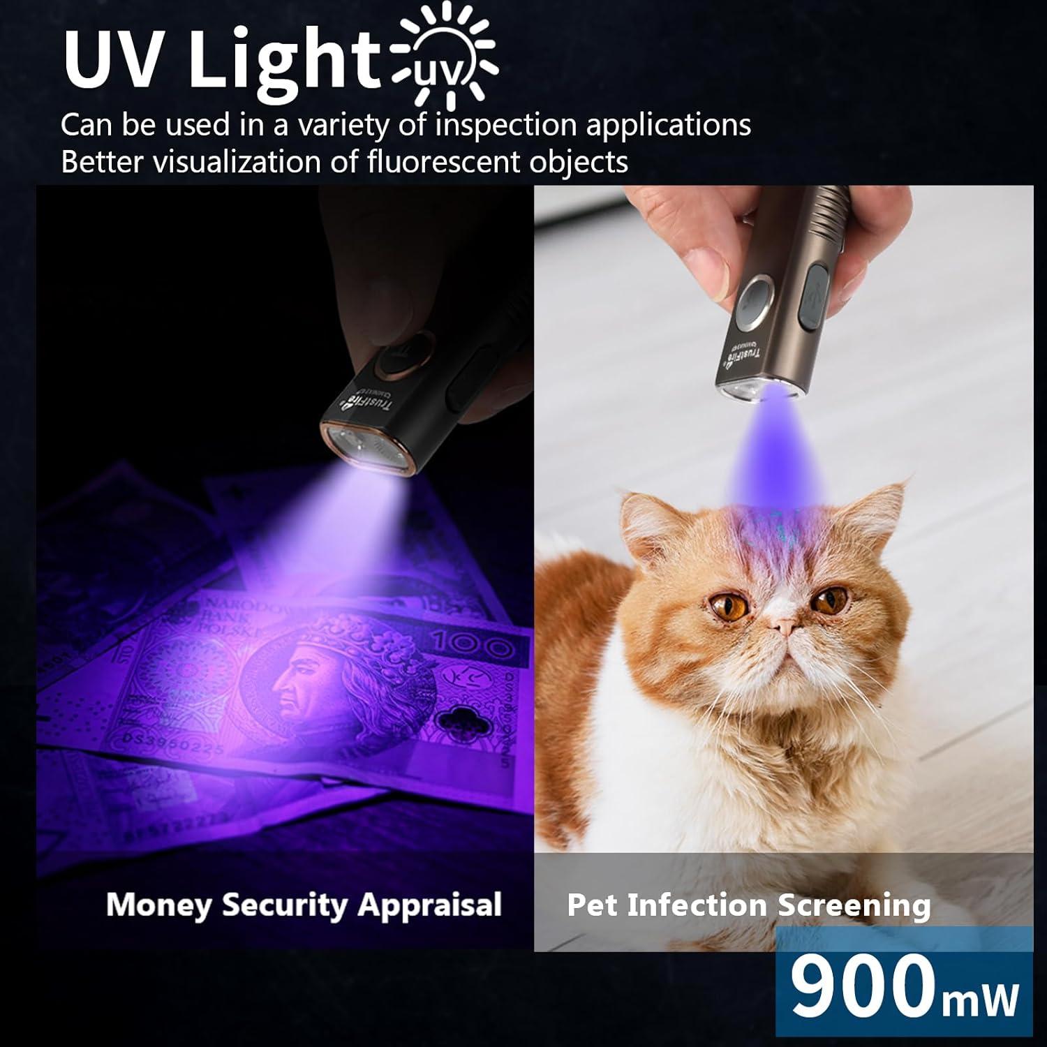 Linterna EDC TrustFire Mini X3 1050 Lúmenes 4 Modos Negro