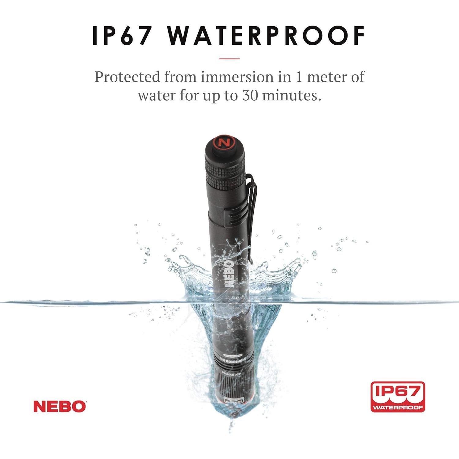 Linterna de Pluma NEBO INSPECTOR RC 360 Lúmenes Recargable