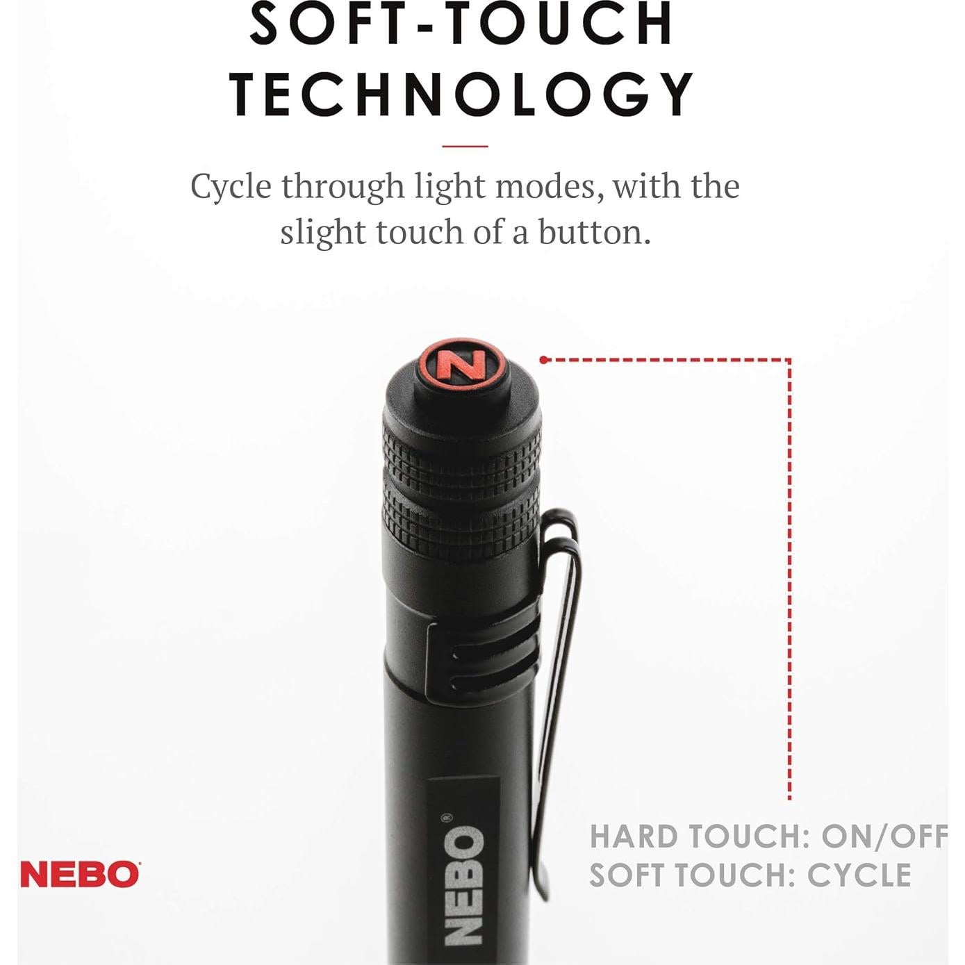 Linterna de Pluma NEBO INSPECTOR RC 360 Lúmenes Recargable