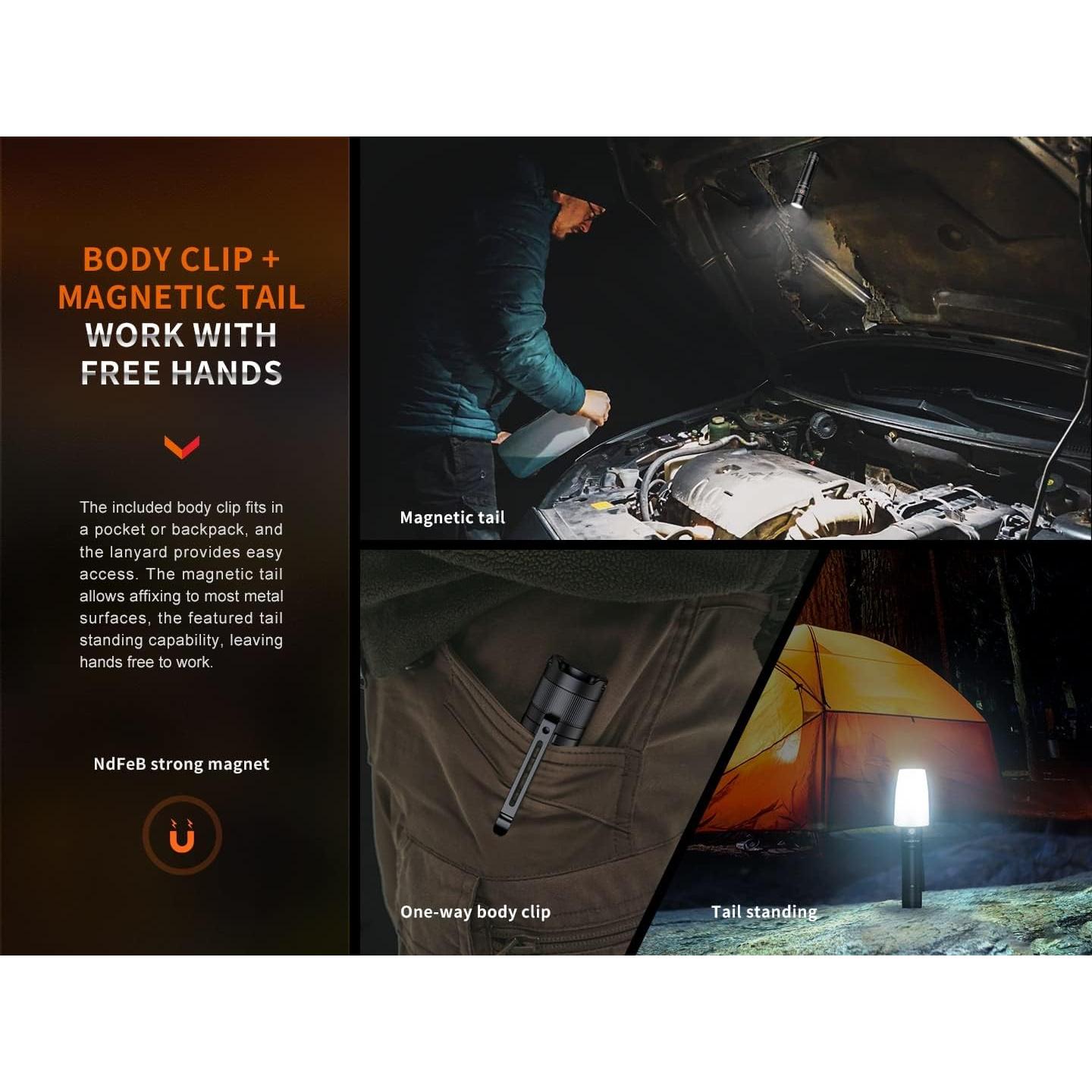 Linterna EDC Fenix E35R 3100 Lúmenes Recargable USB-C