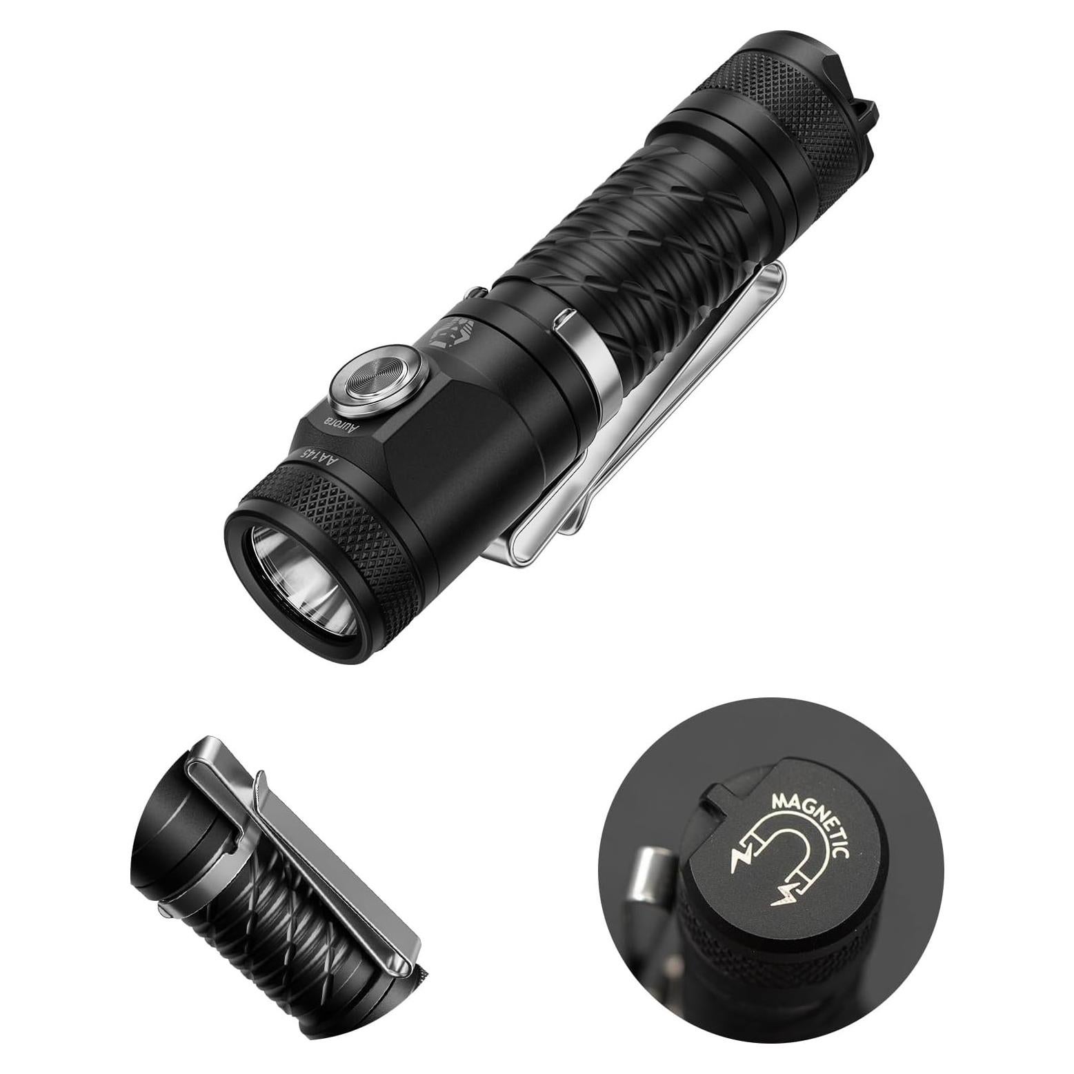 Linterna EDC RovyVon AA145 Recargable USB-C 800 Lúmenes