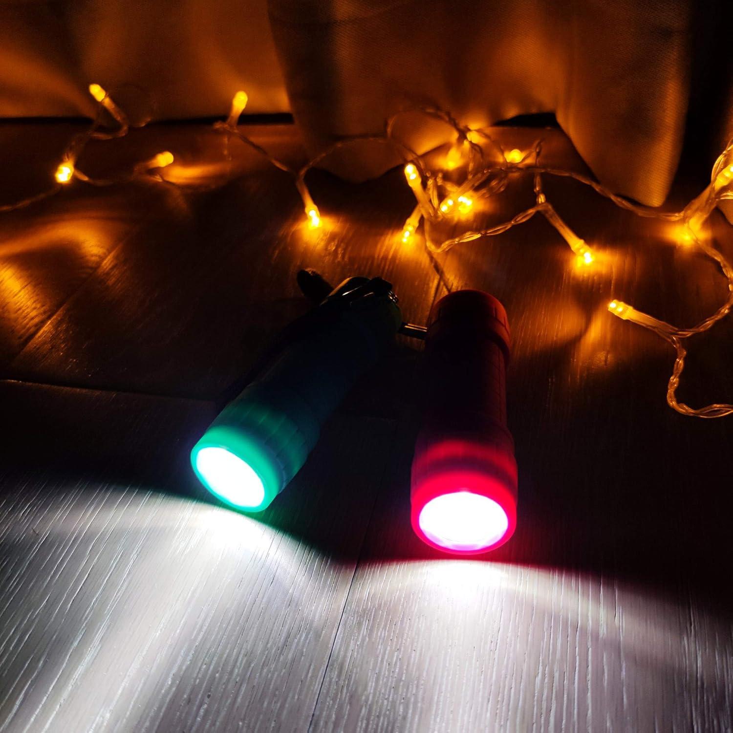 Juego de 10 Linternas LED FASTPRO con Baterías AAA Incluidas