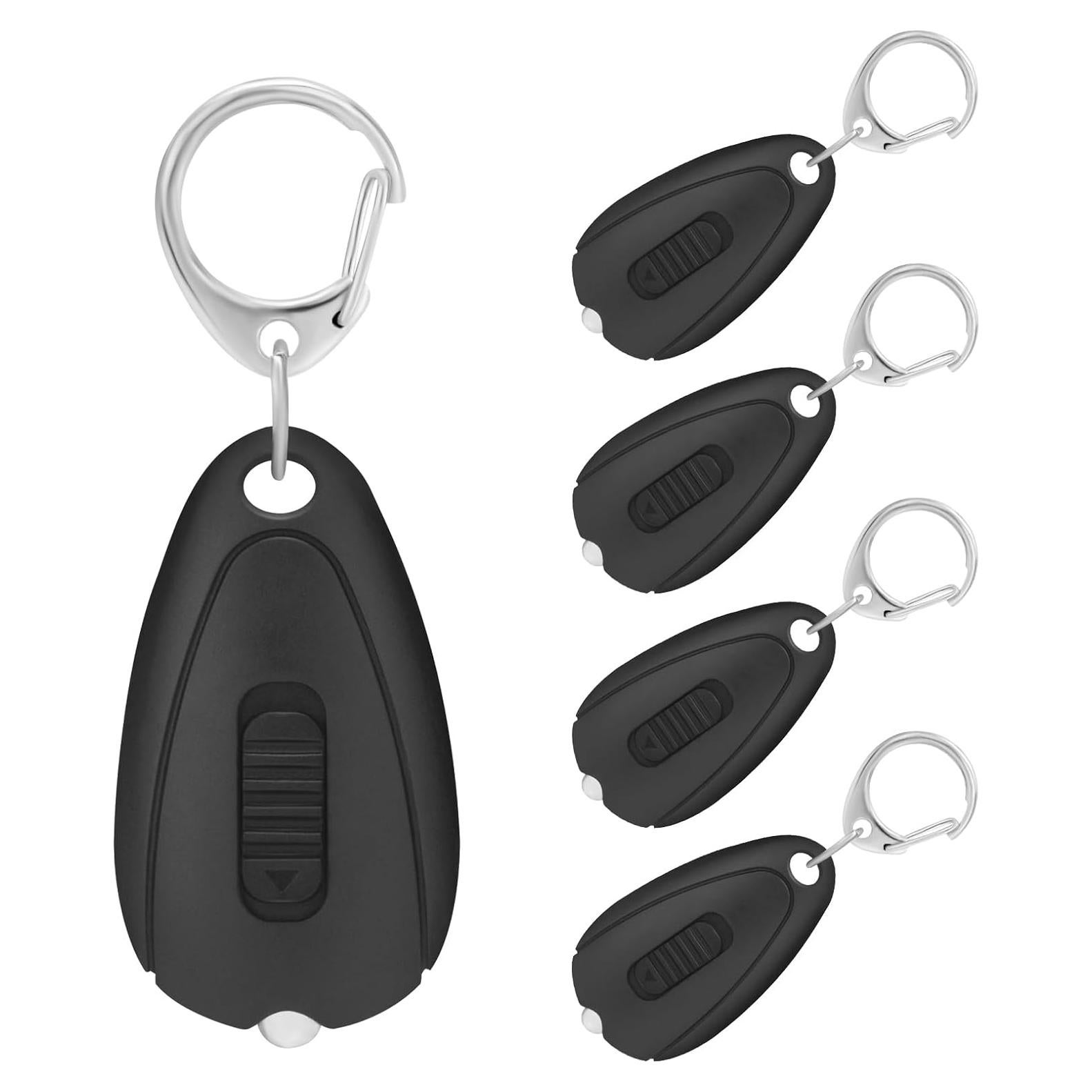 Linterna de Llavero RISEMART - Paquete de 5 Mini LED 14 Lúmenes