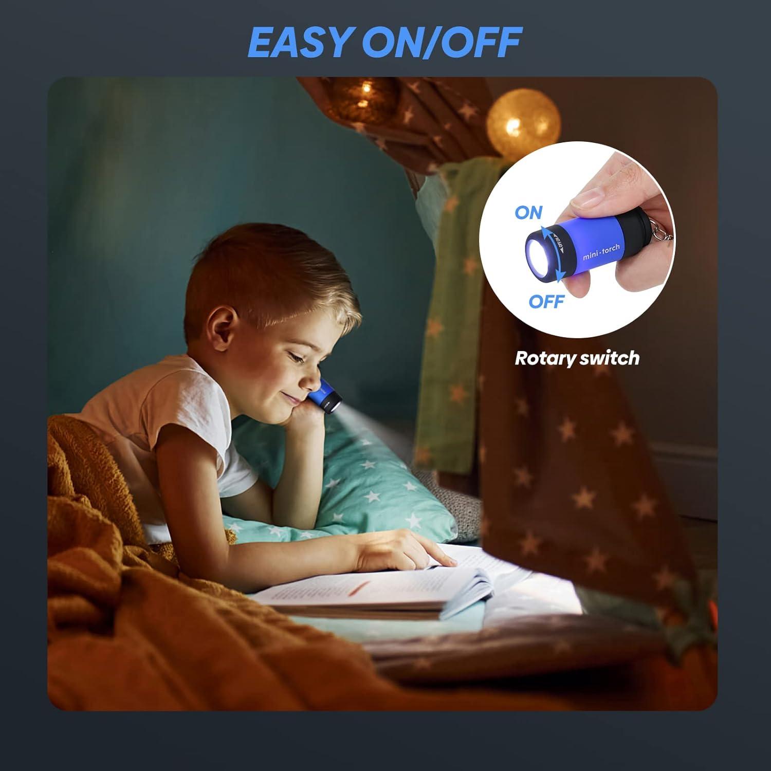 Mini Linterna de Llavero Recargable USB Tileon - 3 Piezas LED