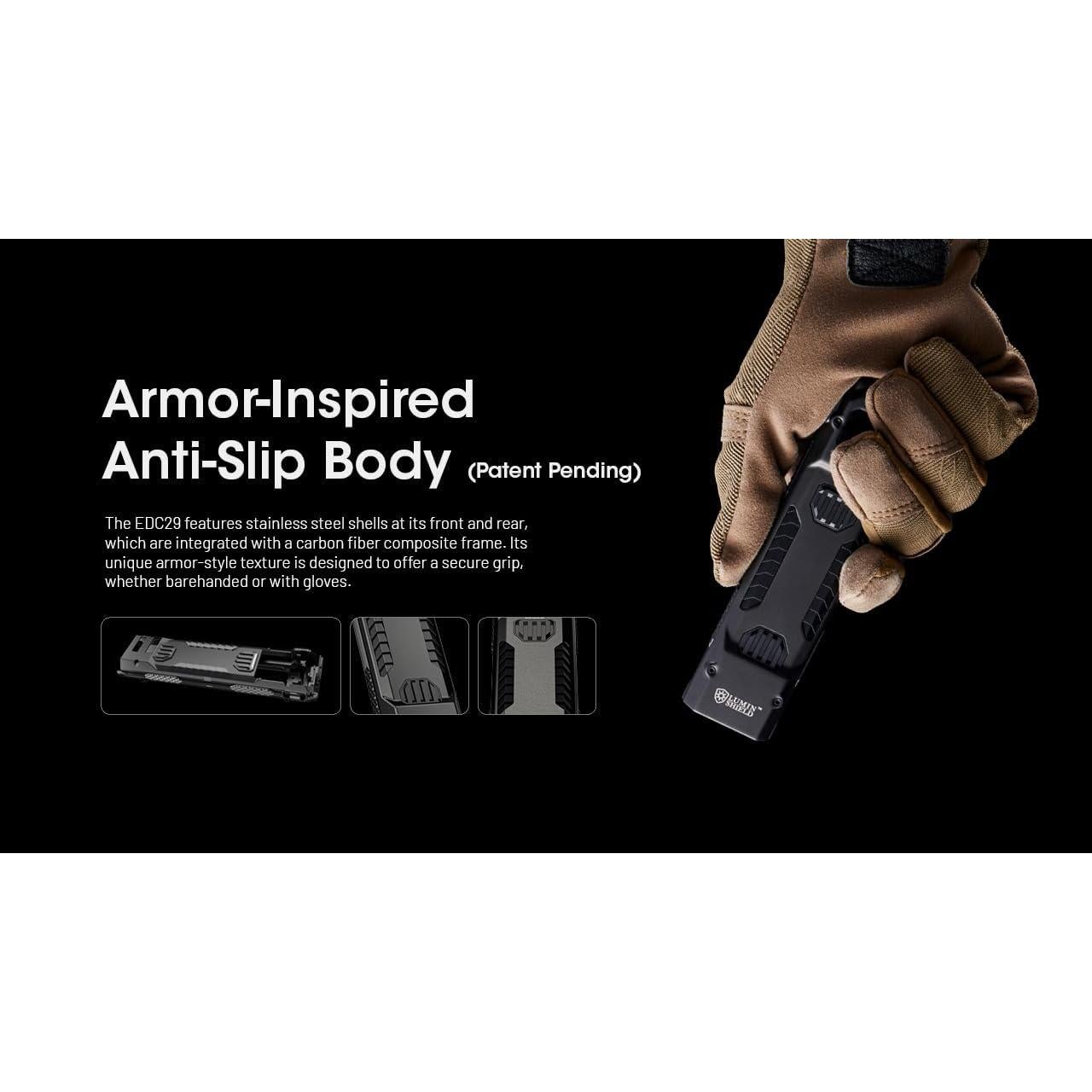 Linterna LED Nitecore EDC29 6500 Lúmenes USB-C Cuerpo Plano