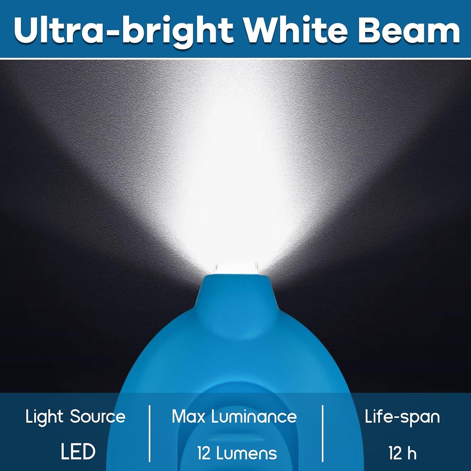 Linterna LED de Llavero Uaimvie 7 Pcs Ultra Brillante