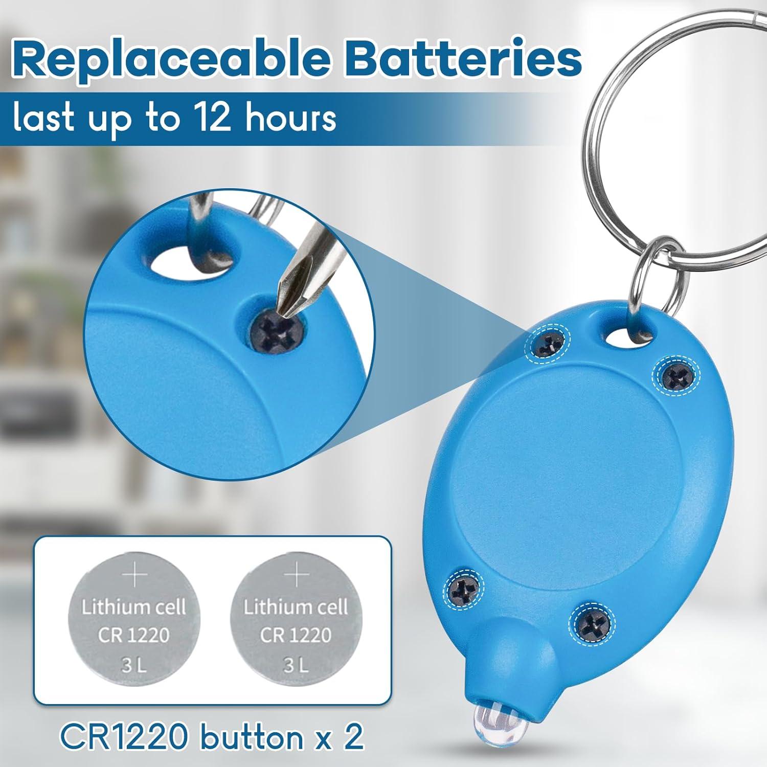 Linterna LED de Llavero Uaimvie 7 Pcs Ultra Brillante