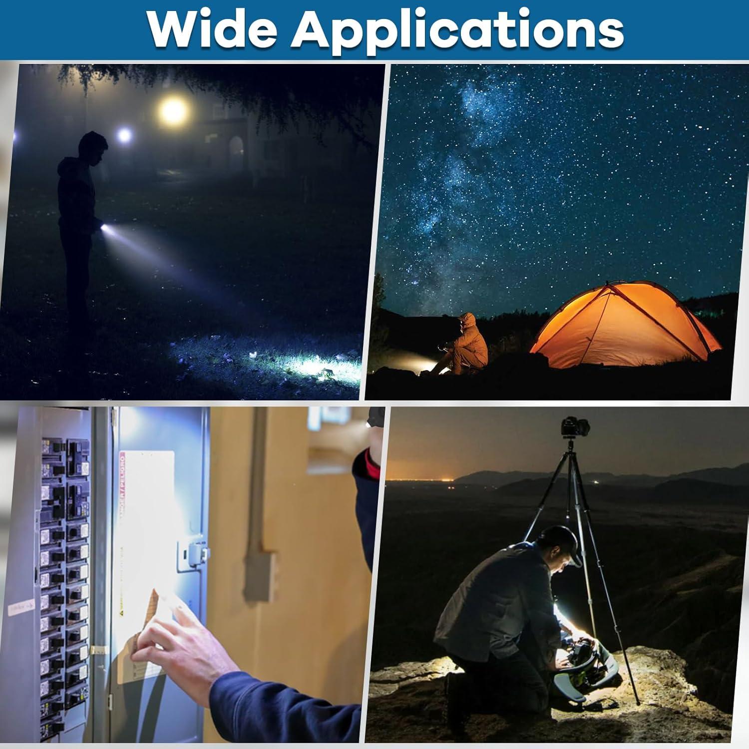 Linterna LED de Llavero Uaimvie 7 Pcs Ultra Brillante