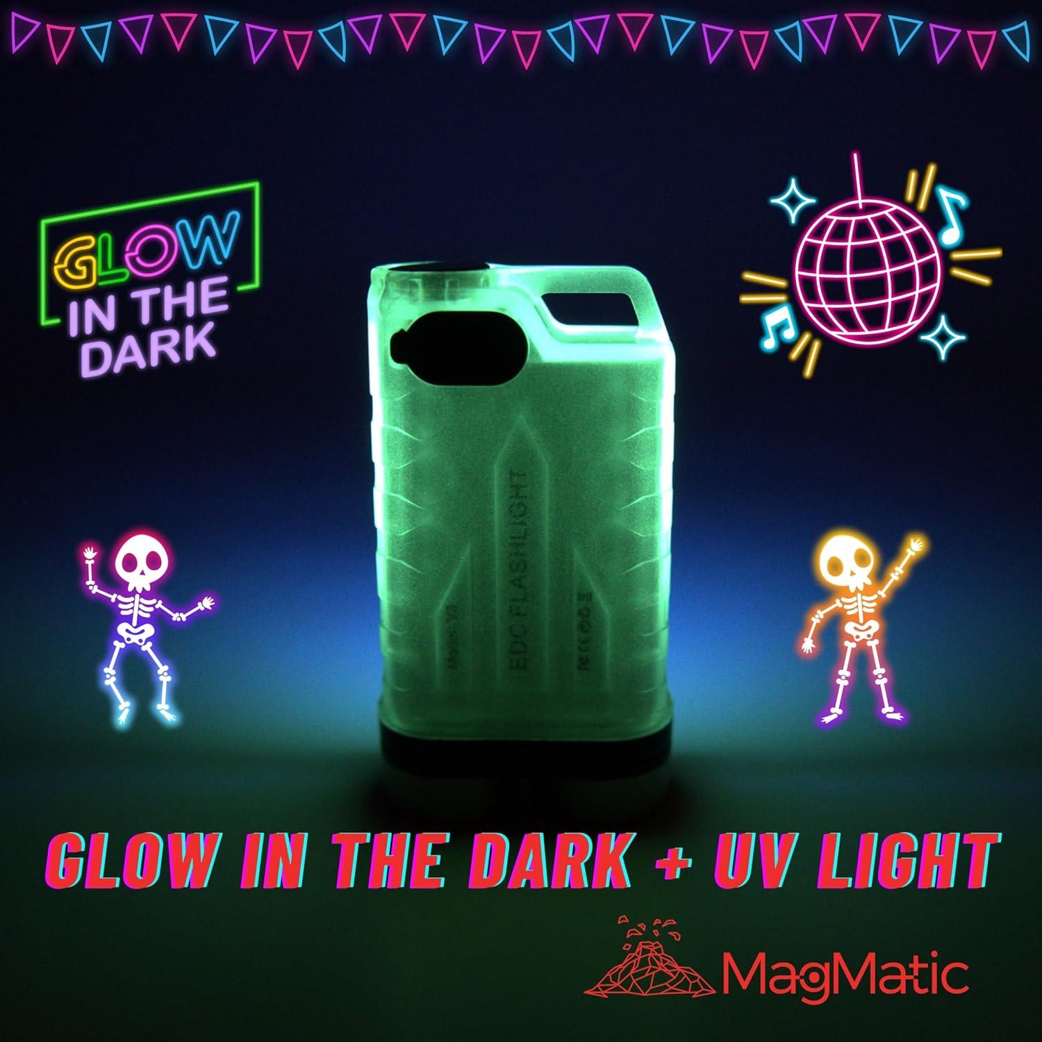 Linterna Mini Recargable MAGMATIC 900 Lúmenes - Brilla en la Oscuridad