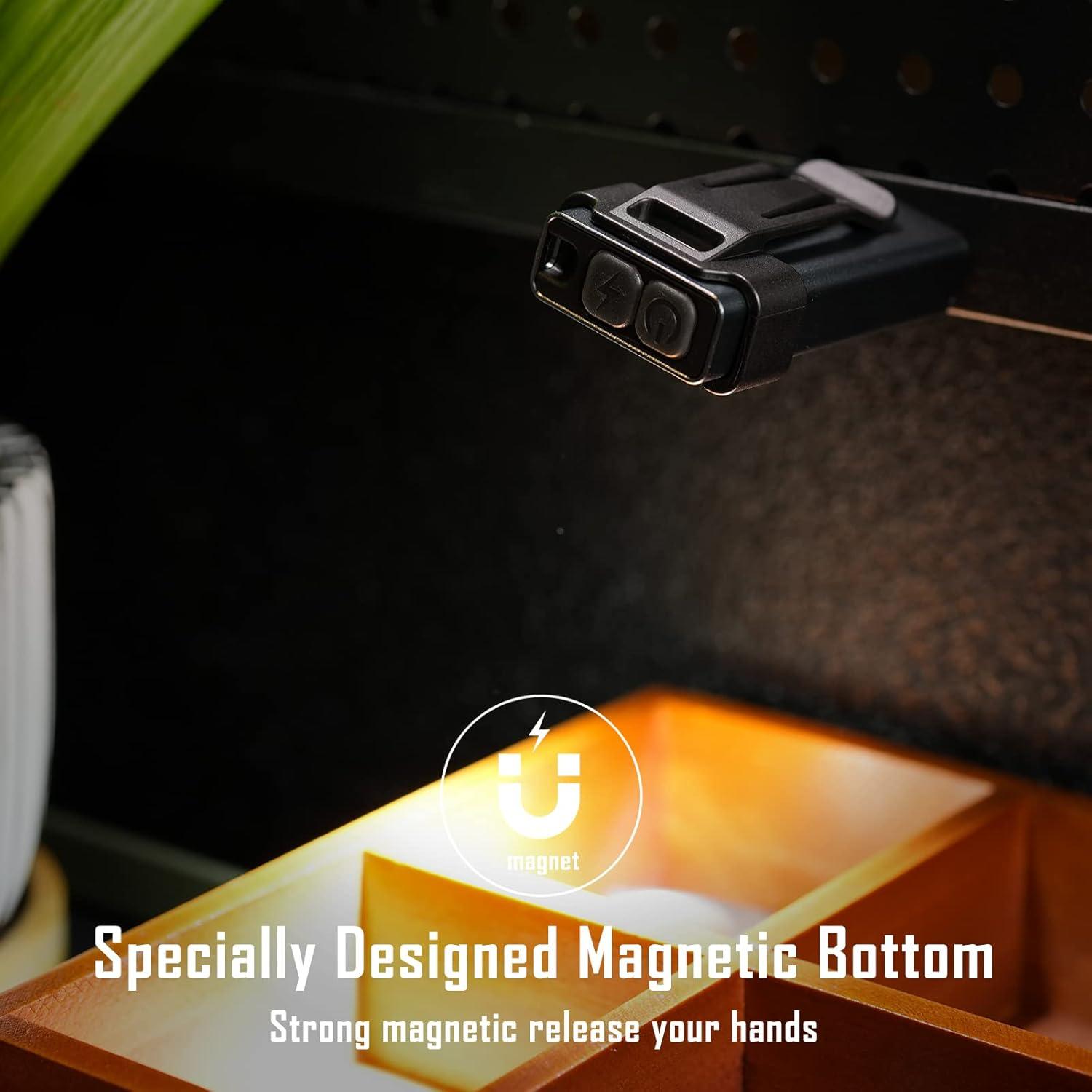 Linterna de Bolsillo Sayram 1100 Lúmenes Recargable Negra