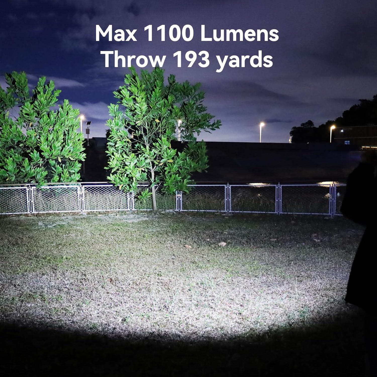 Linterna LED GripLite HD-M1100 1100 Lúmenes Recargable