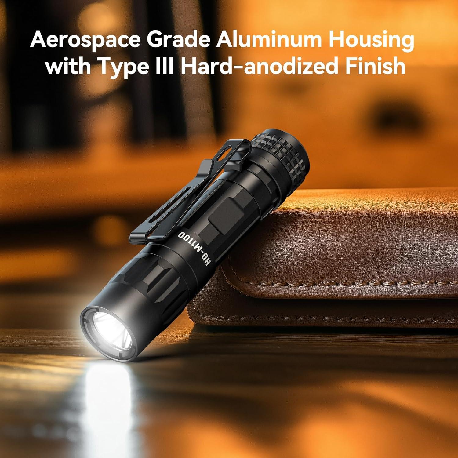 Linterna LED GripLite HD-M1100 1100 Lúmenes Recargable