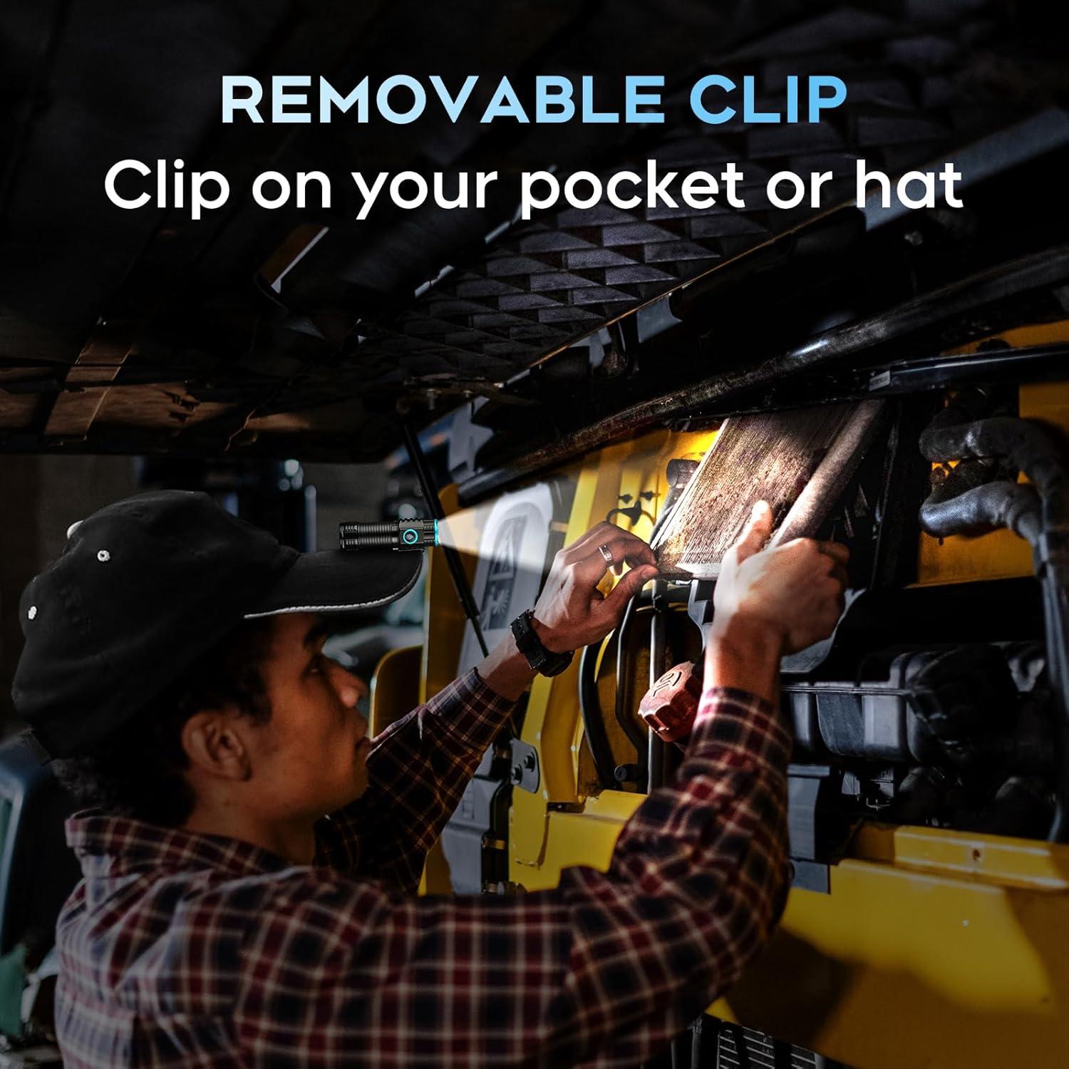 Linterna EDC ULTRAFIRE SH-16027 1000 Lúmenes Recargable