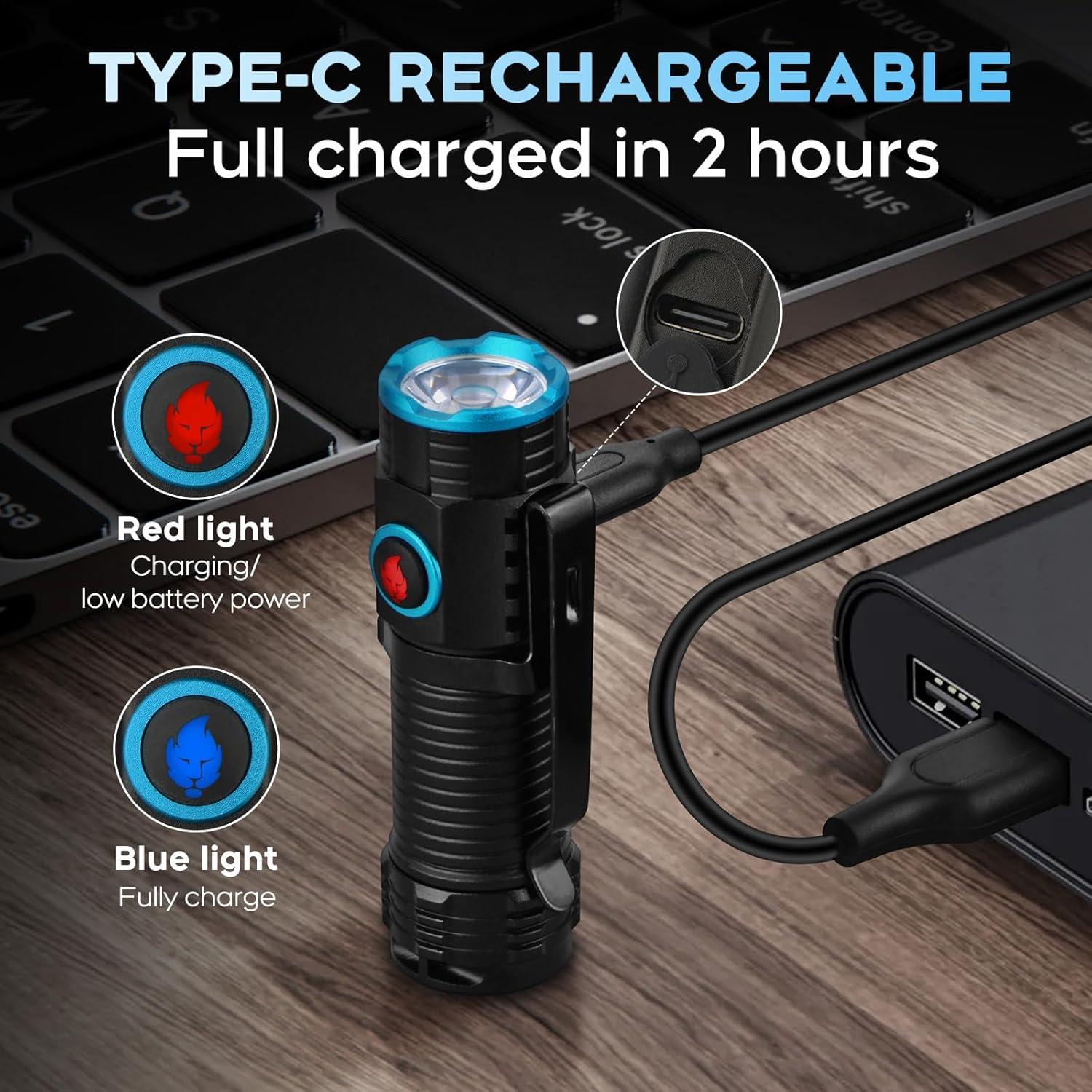 Linterna EDC ULTRAFIRE SH-16027 1000 Lúmenes Recargable