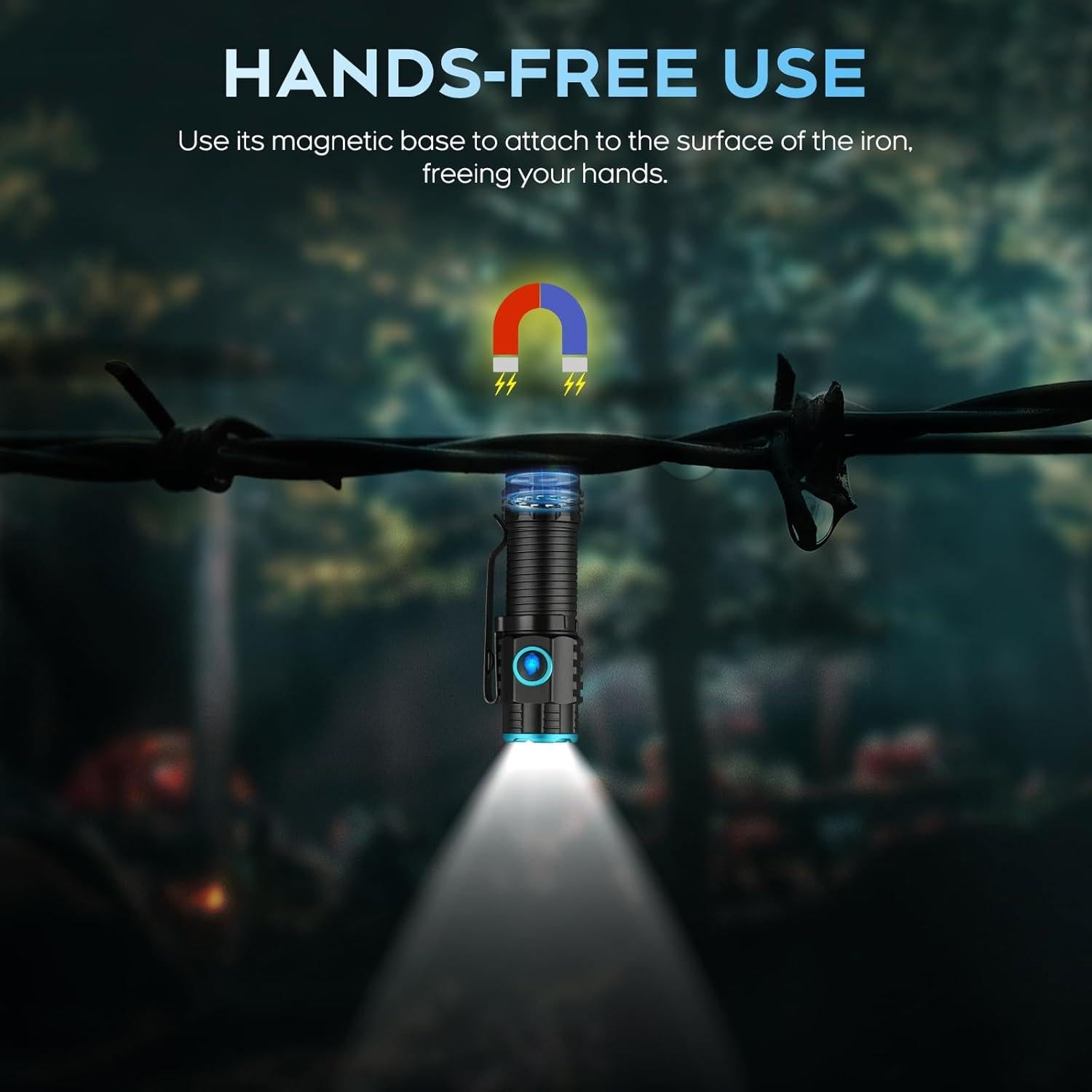 Linterna EDC ULTRAFIRE SH-16027 1000 Lúmenes Recargable