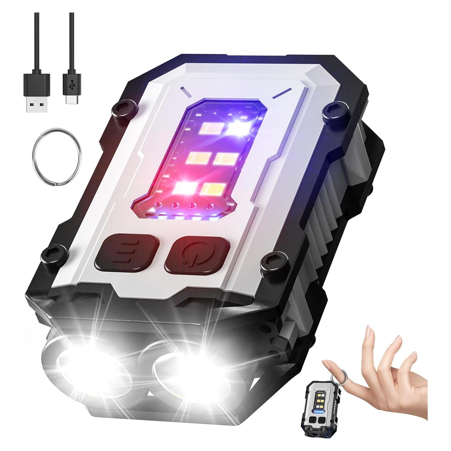 Linterna Mini Recargable NGOKPYD N10 900 Lúmenes USB C IPX4