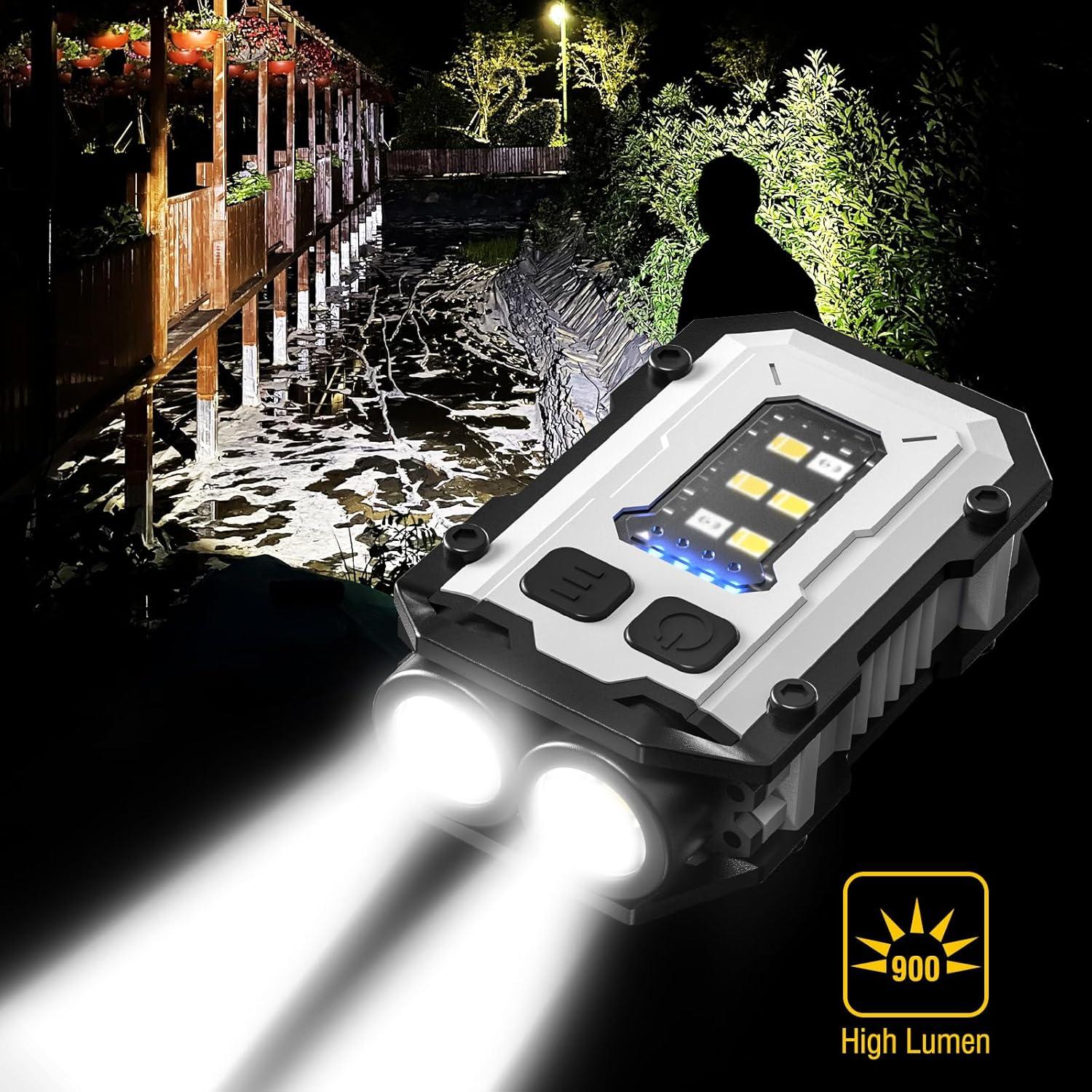 Linterna Mini Recargable NGOKPYD N10 900 Lúmenes USB C IPX4