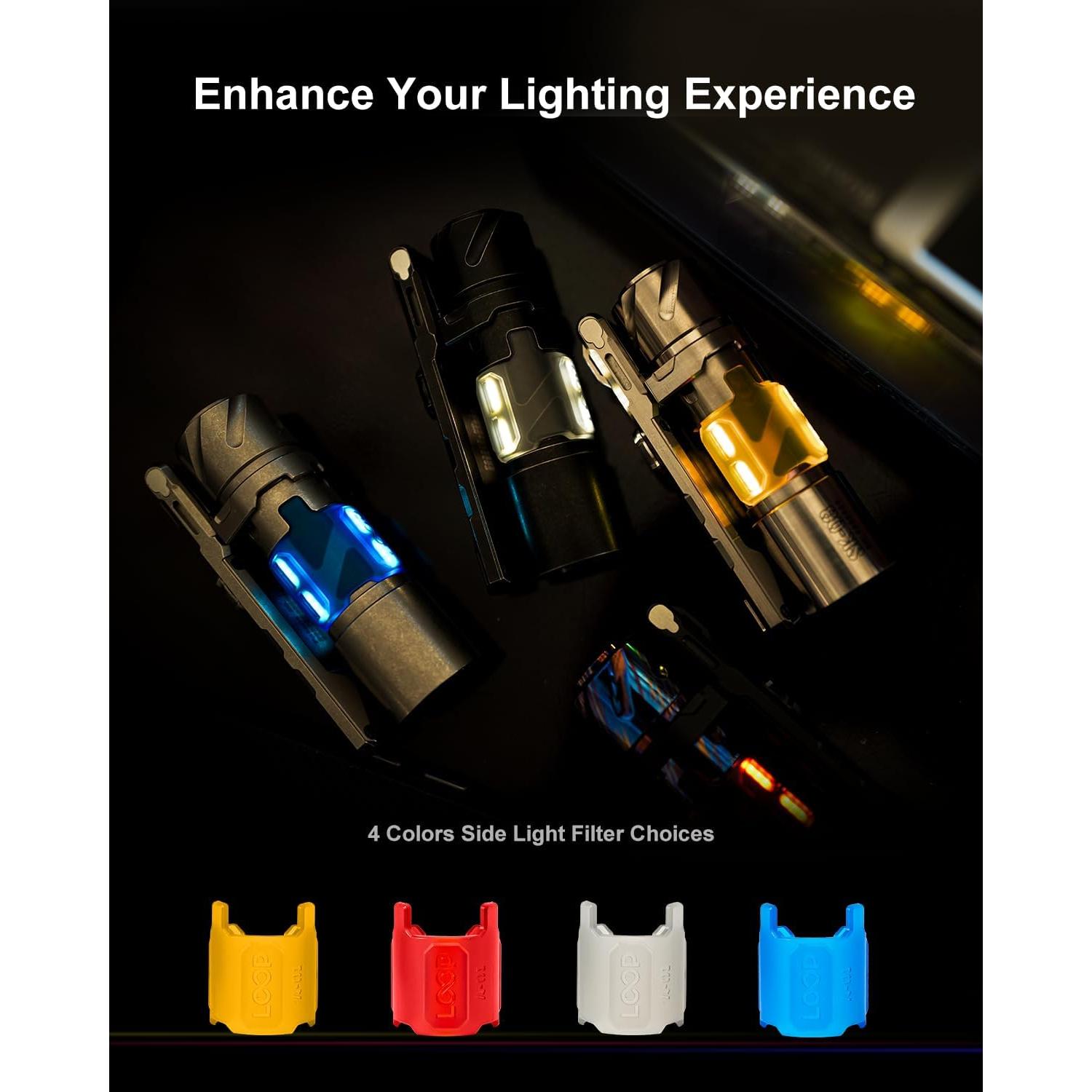 Linterna LED LOOP GEAR SK03 1000 Lúmenes Recargable USB-C