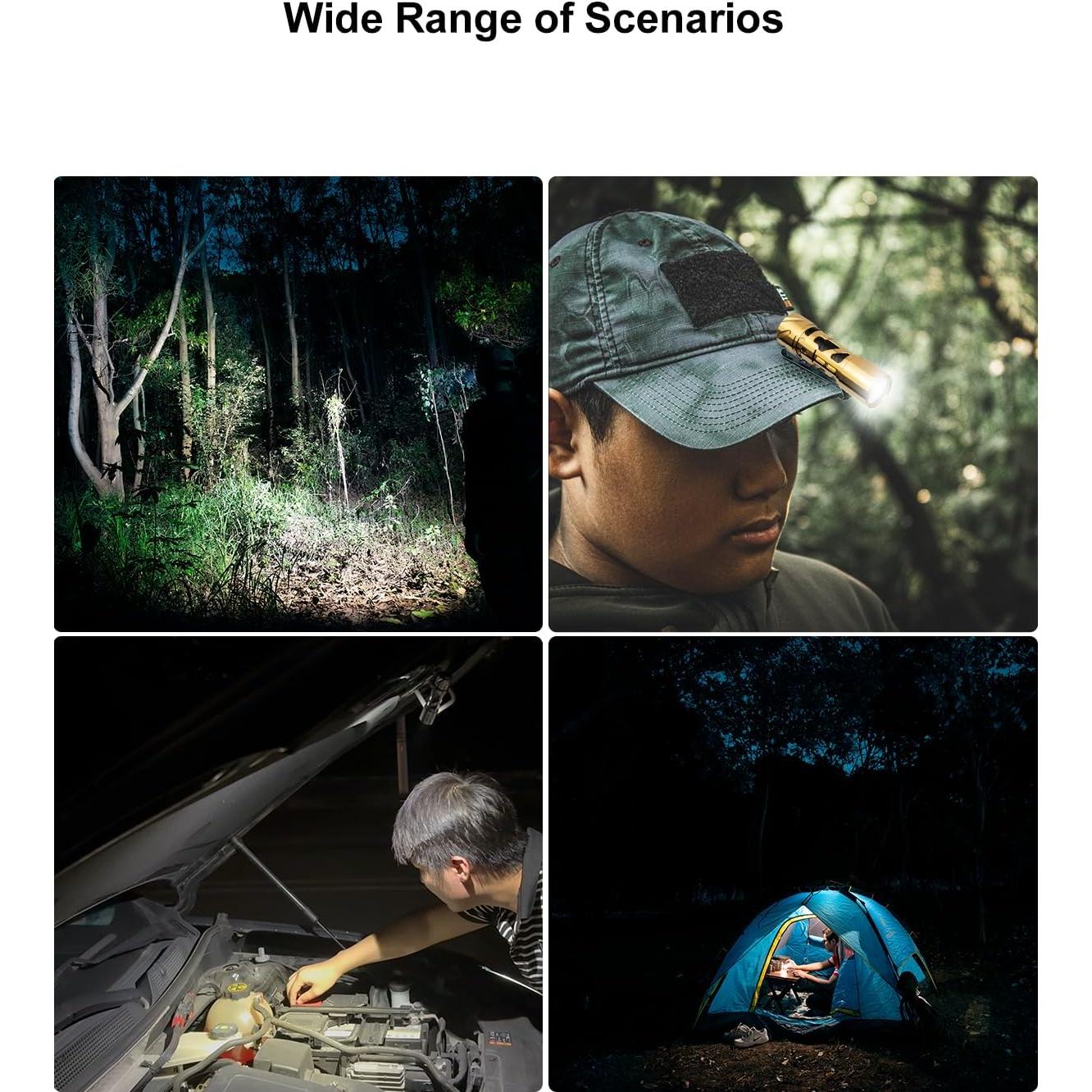 Linterna LED LOOP GEAR SK03 1000 Lúmenes Recargable USB-C