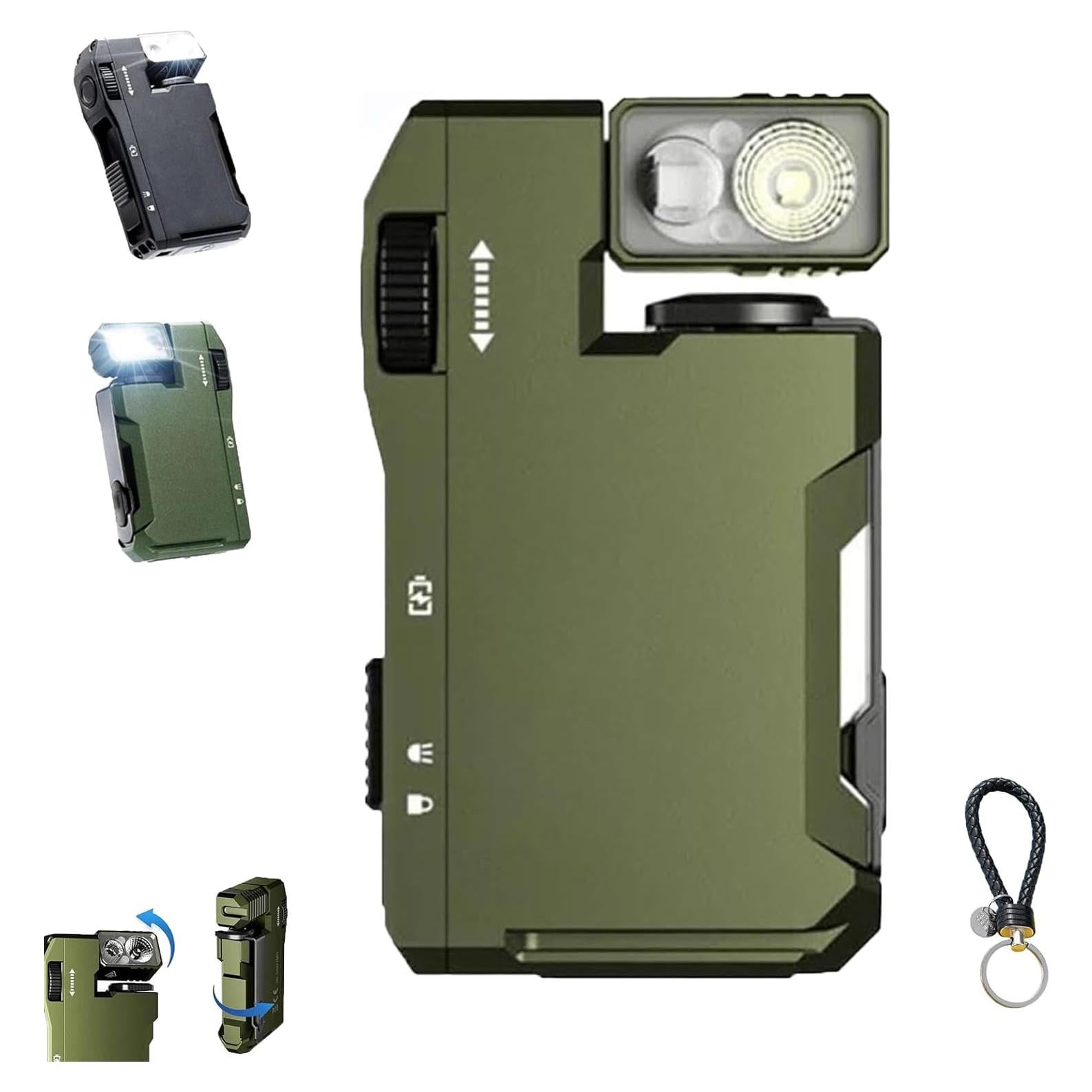 Linterna LED Accurateg G5 Portátil 400 Lúmenes Verde