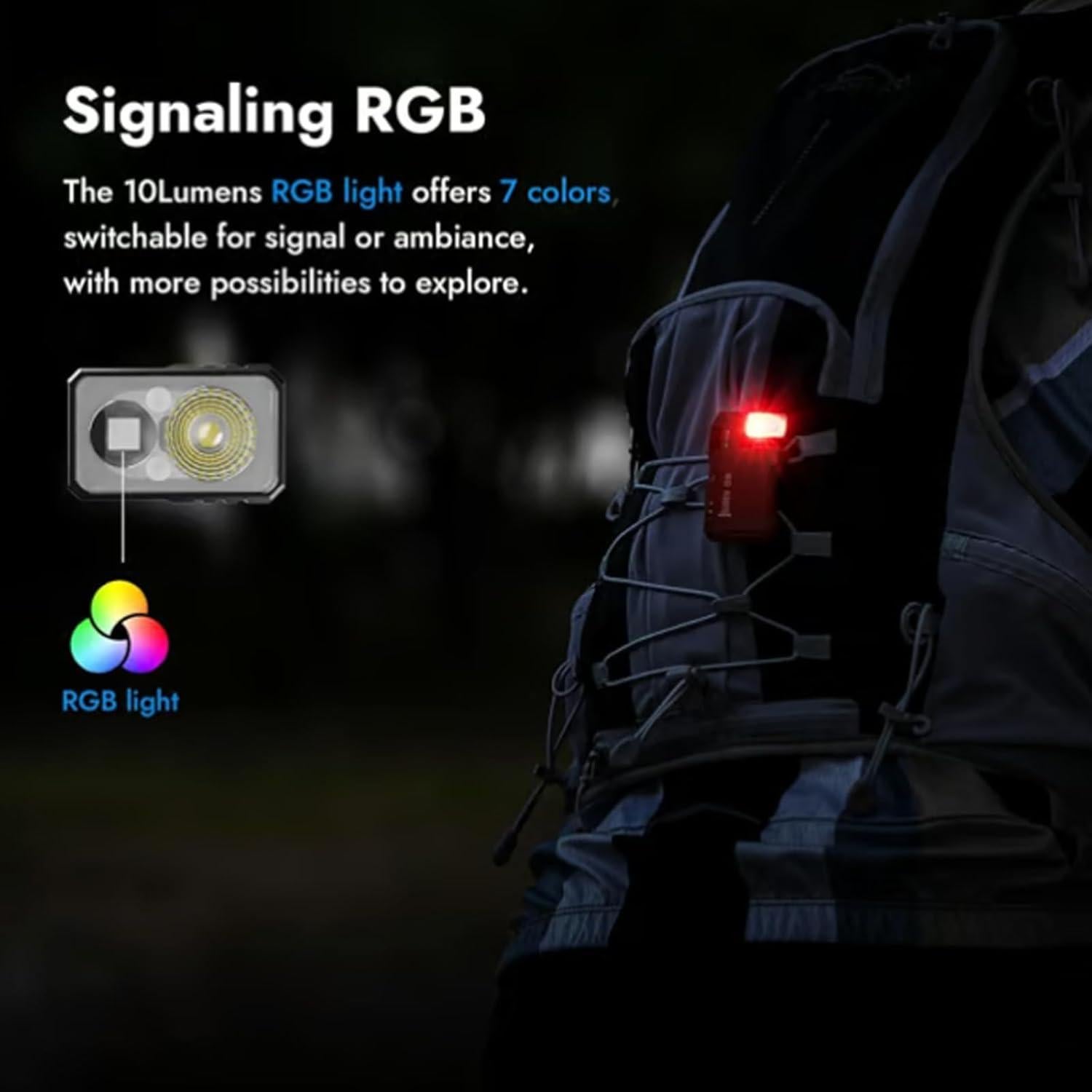 Linterna LED Accurateg G5 Portátil 400 Lúmenes Verde