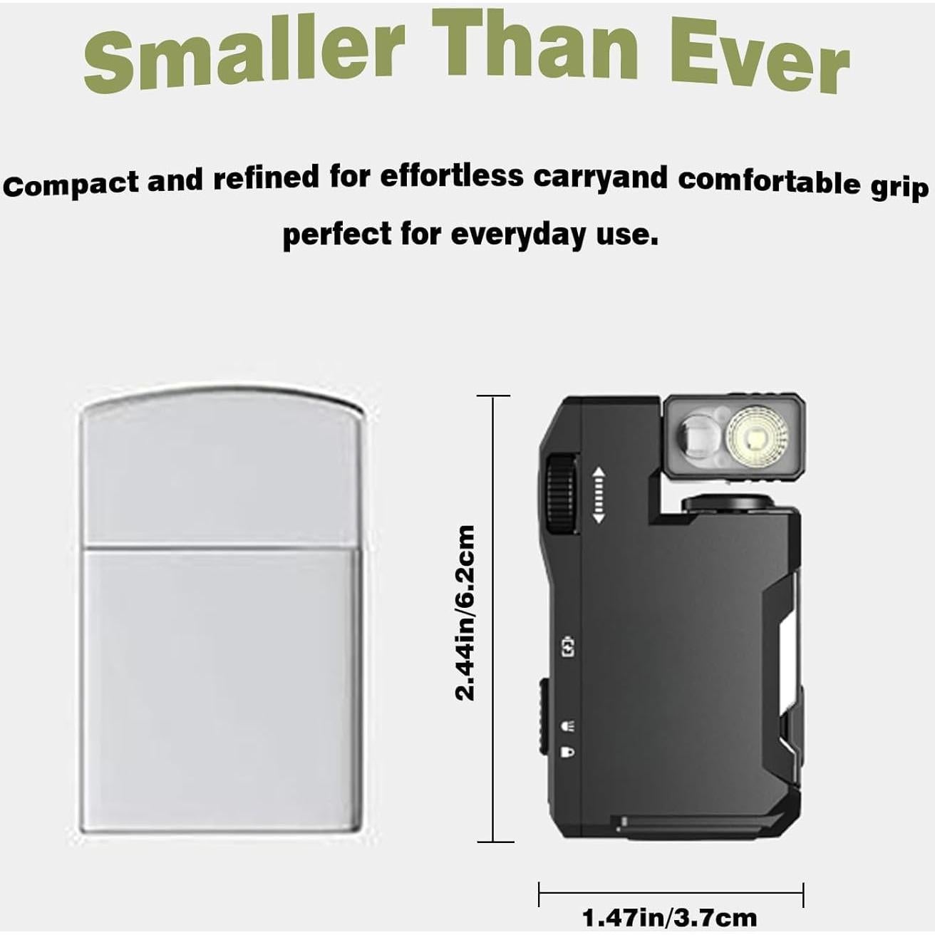 Linterna LED Accurateg G5 Portátil 400 Lúmenes Verde